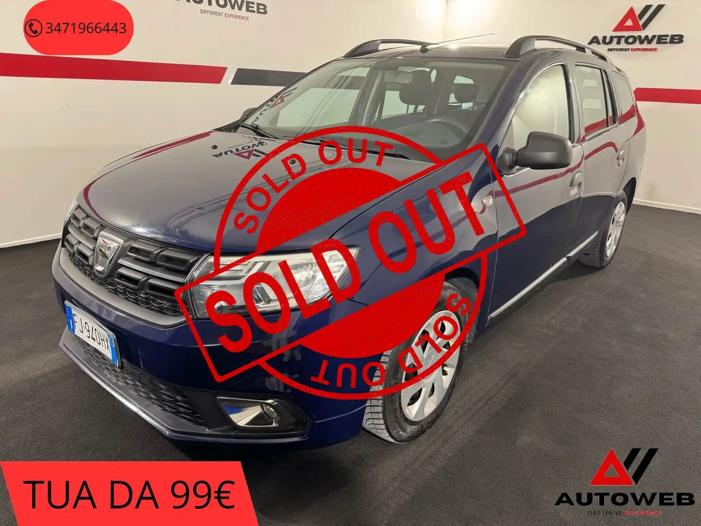 Dacia Logan MCV 1.5 dCi 8V 75CV Start&Stop Lauréate Bleu - 1