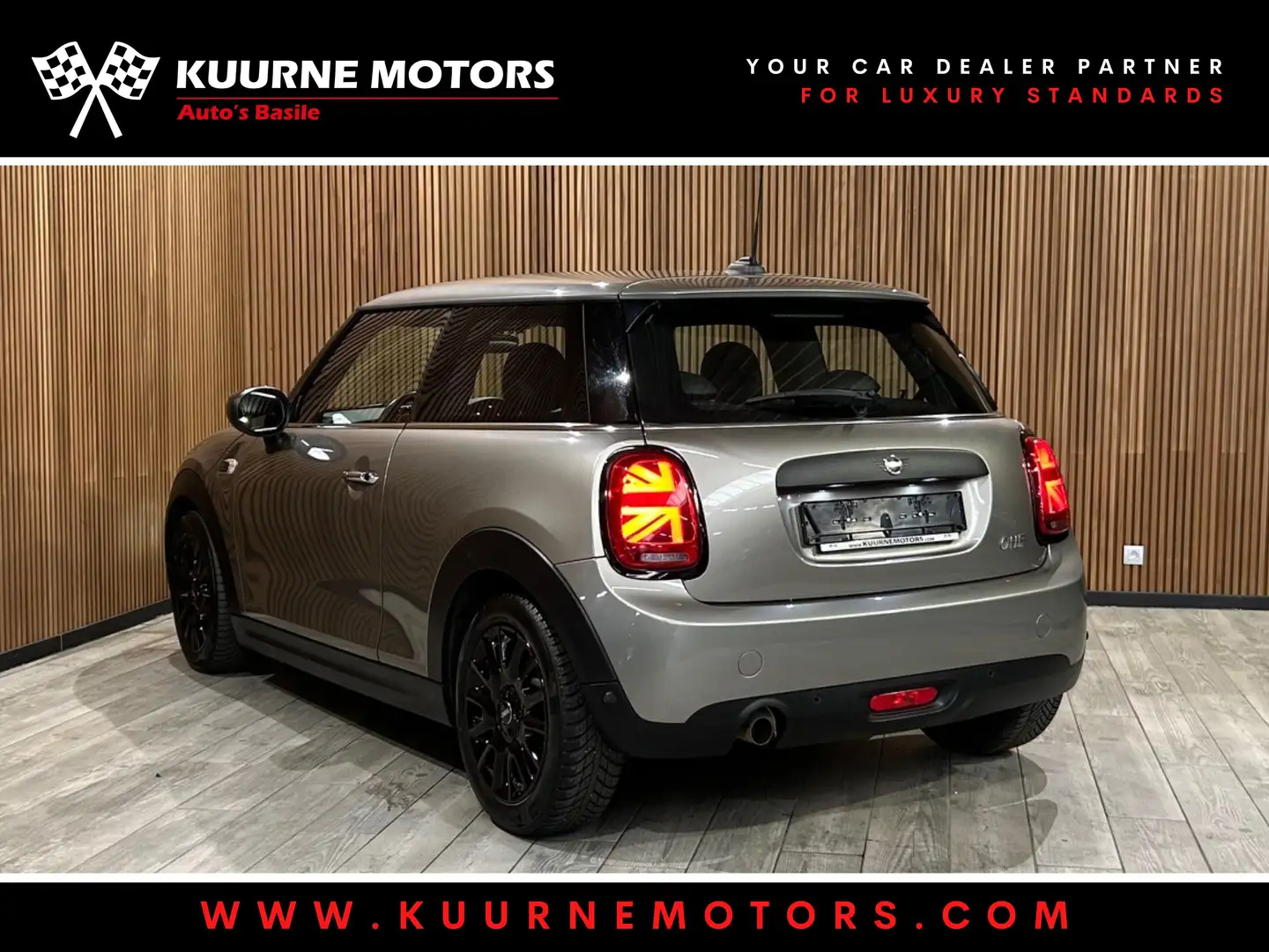 MINI One 1.5iA 3d. Alu16"/Leder/Airco/Bt/Pdc *1j garantie* Beige - 2