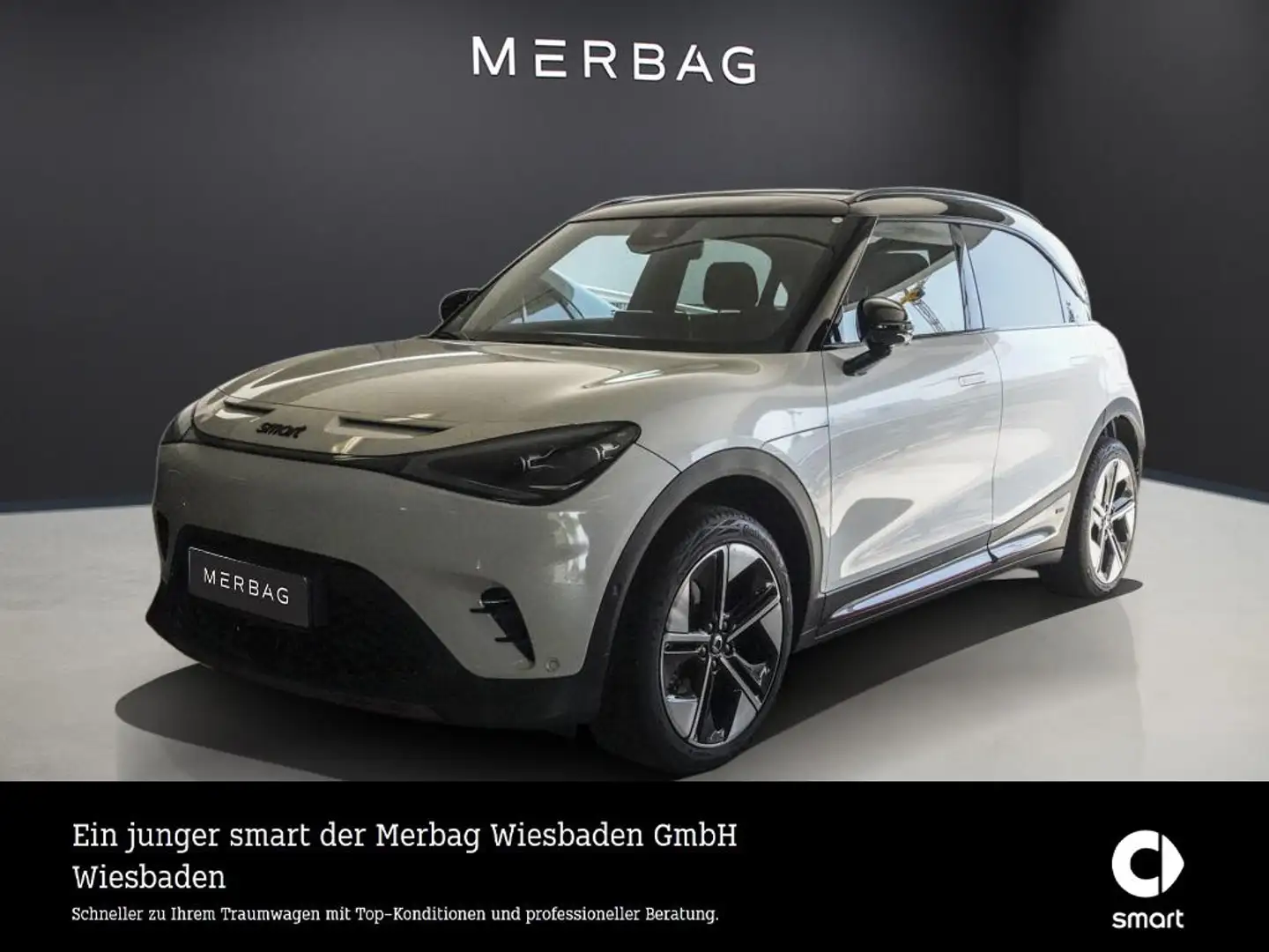 smart #1 BRABUS-PANO-MEMORY-HEAD-UP-LED-KAM-SOUND Weiß - 1