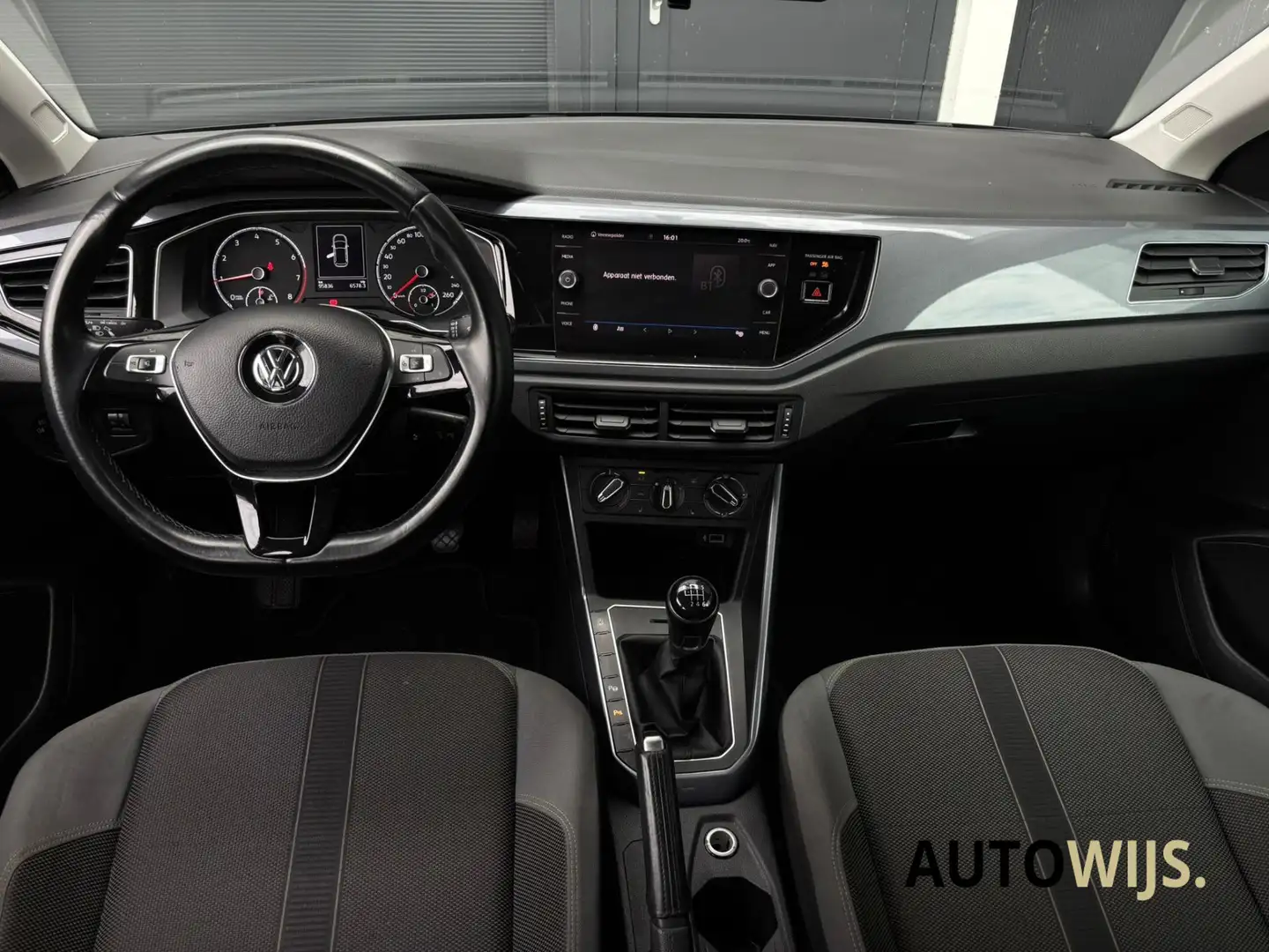 Volkswagen Polo 1.0 TSI Comfortline|Camera|Stoelverw|116PK Zwart - 2