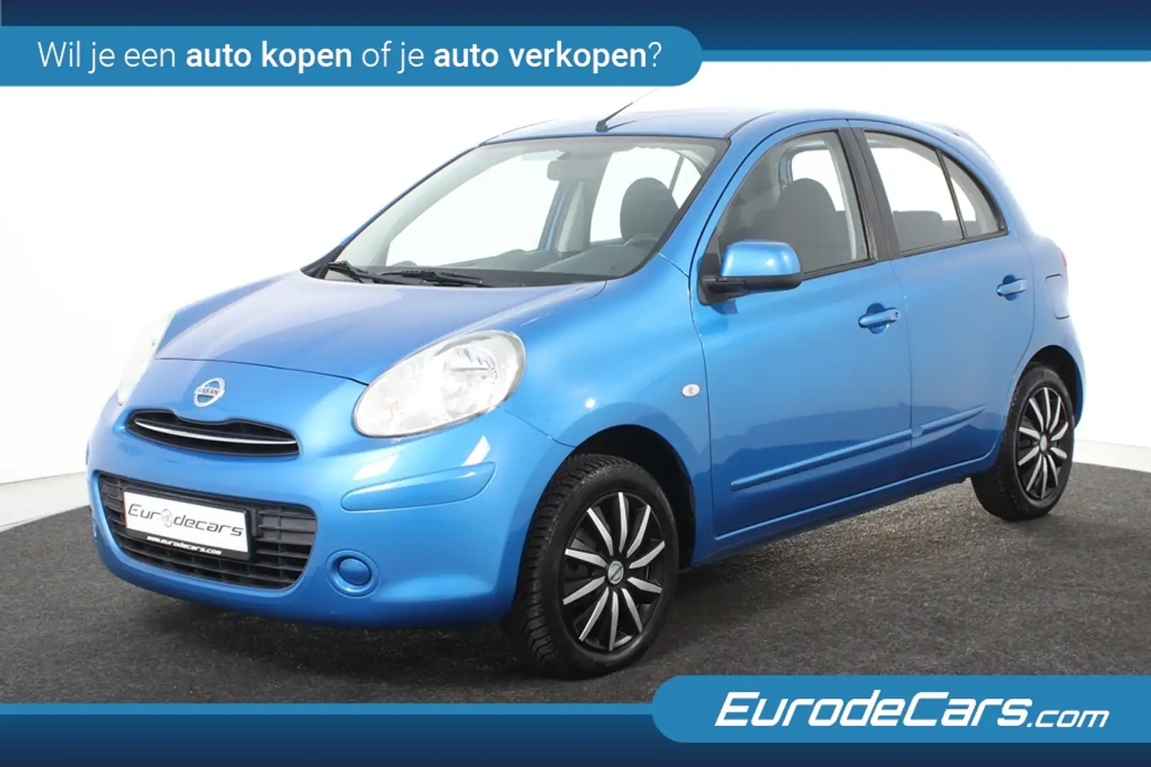 Nissan Micra 1.2 Automaat *Airco*APK Nieuw* Blauw - 1