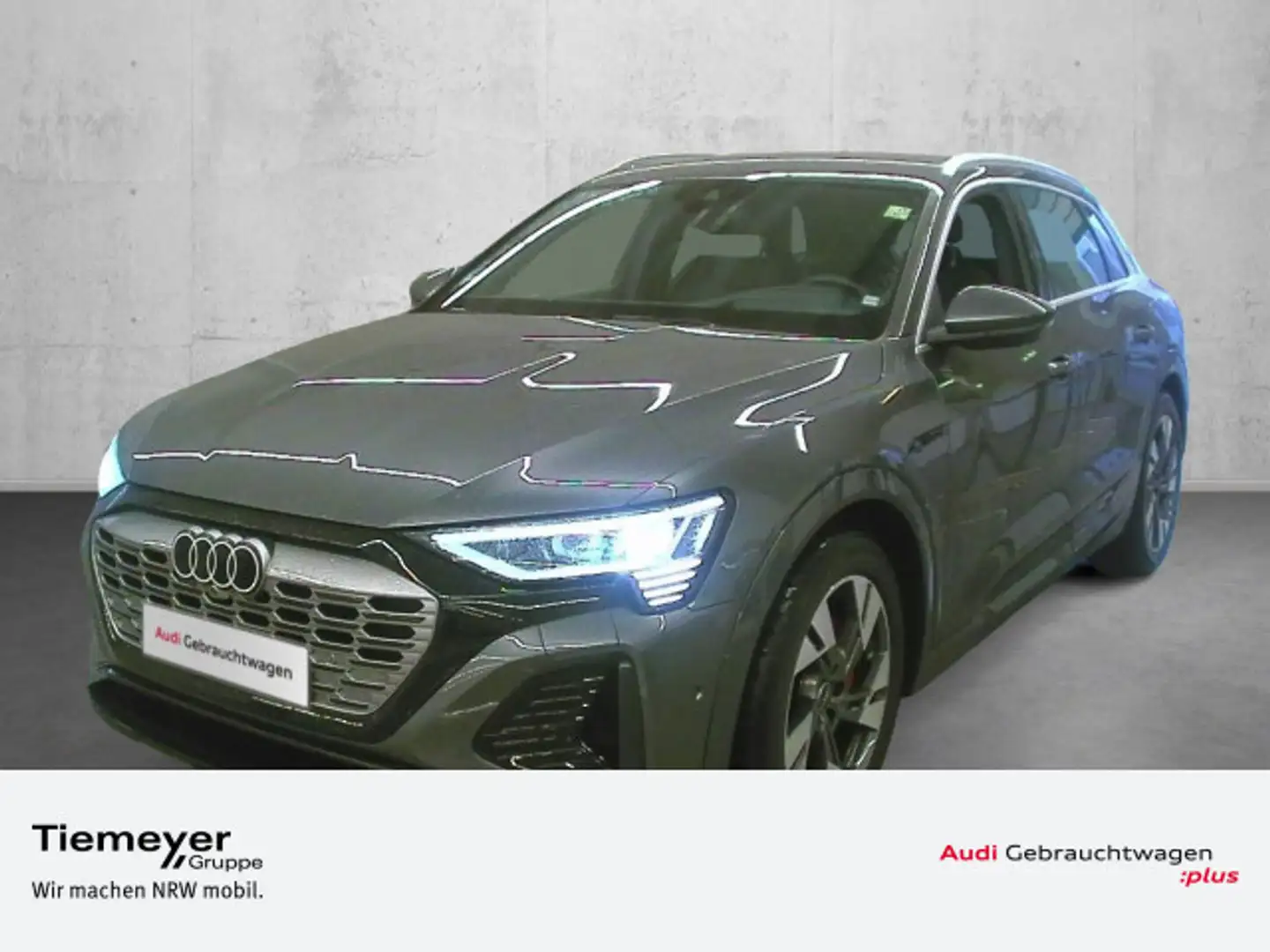 Audi Q8 e-tron 55 Q S LINE HuD 360° AFA MATRIX LM22 Gris - 1