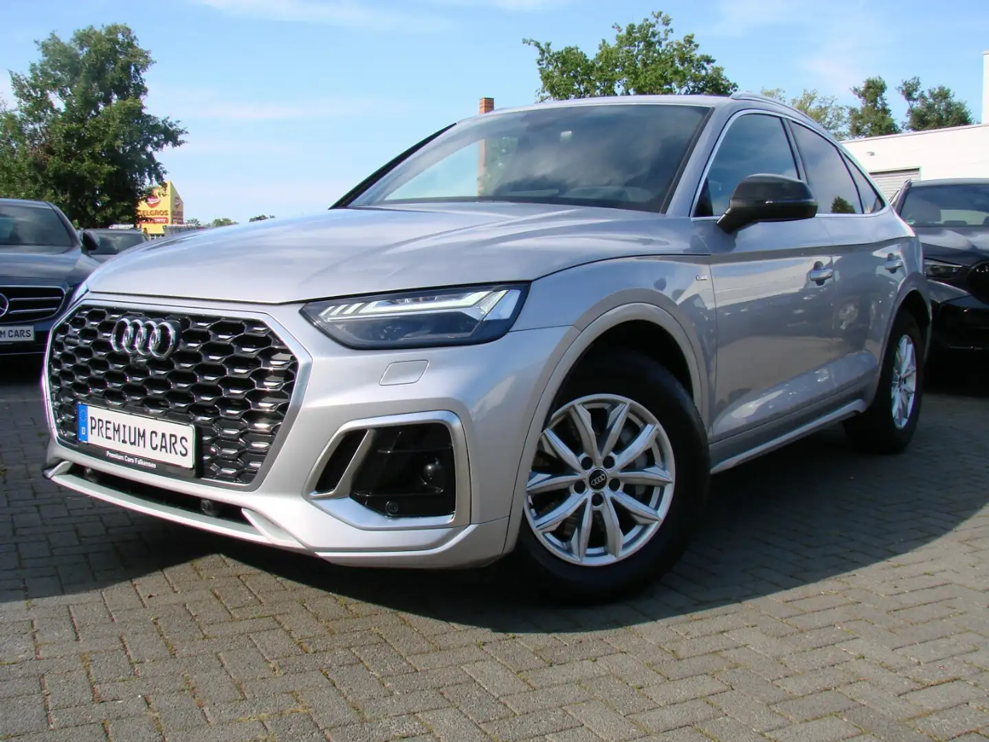 Audi Q5 Sportback 50TDI quattro S line Pano B&O HeadUp Silber - 2