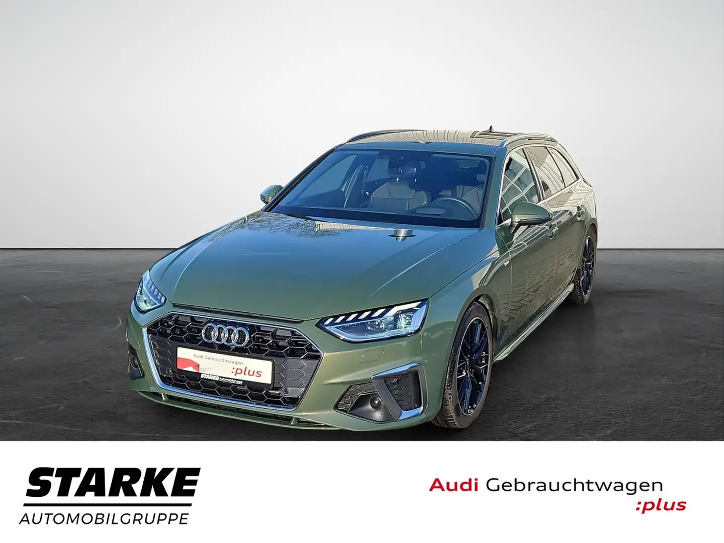 Audi A4 Avant 40 TFSI S tronic S line NaviPlus Matrix H... Grün - 2