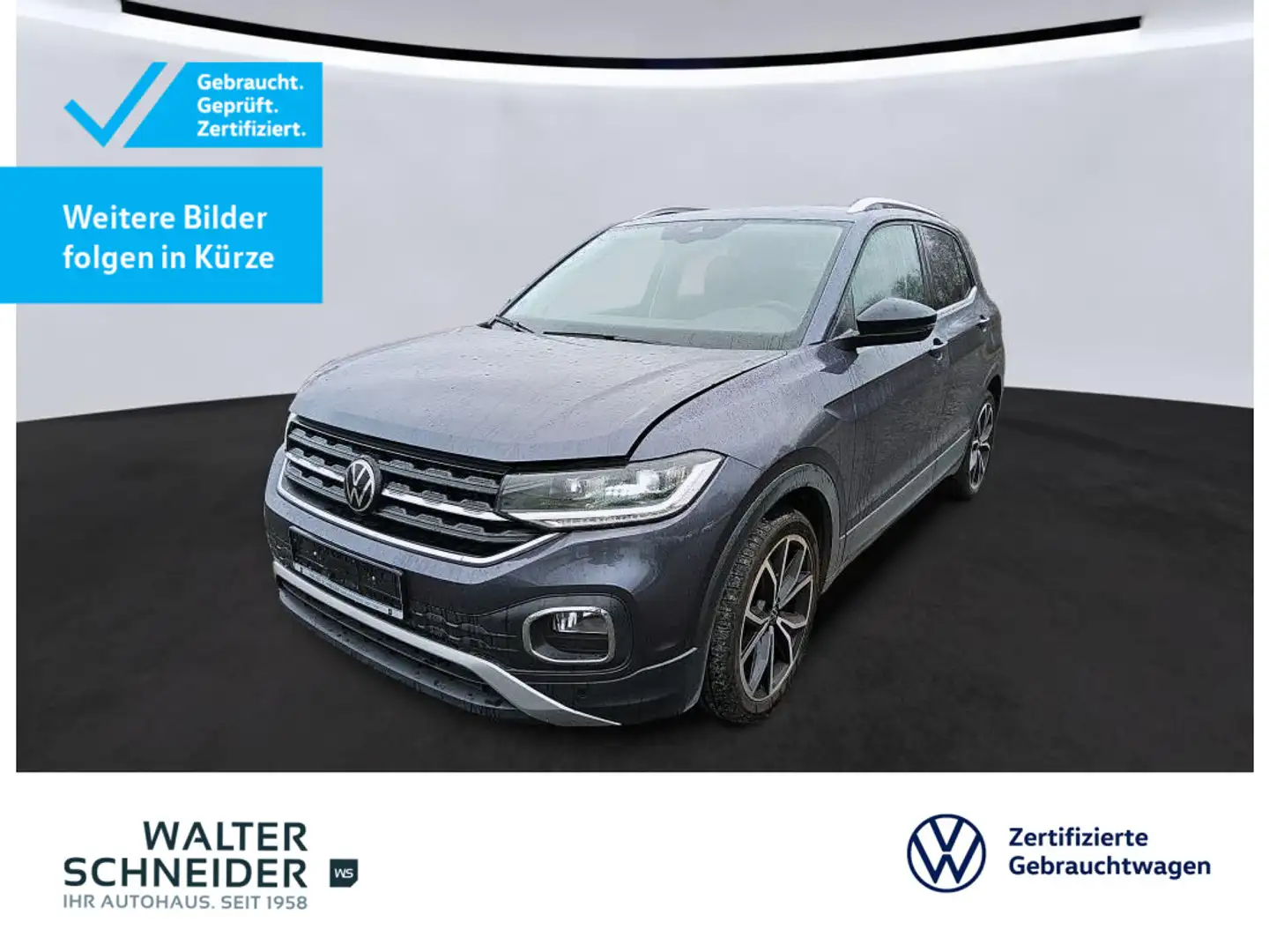 Volkswagen T-Cross (C11)(12.2018->2023) Style Navi AHK Kame Grau - 1