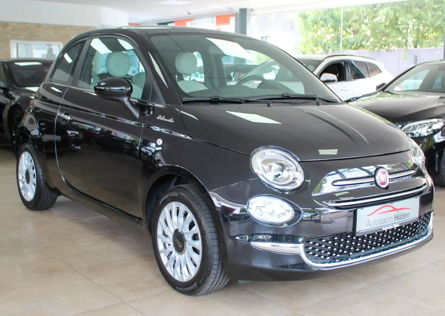 Fiat 500 Dolcevita Panorama CarPlay 1.Hand Alu Noir - 1