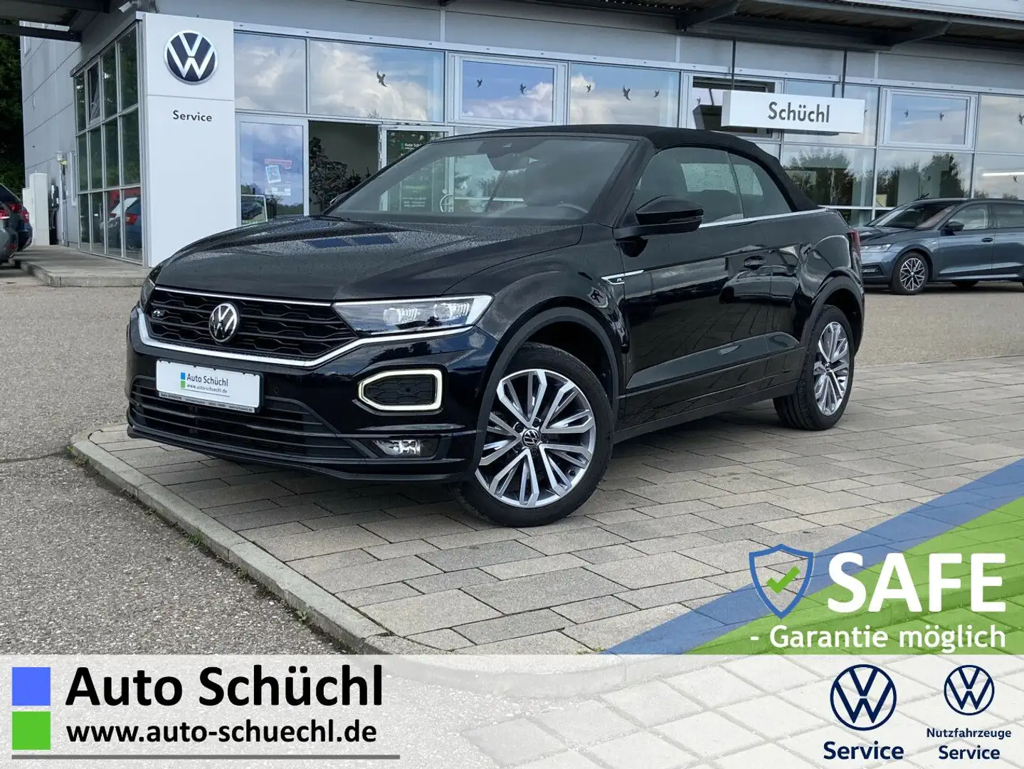Volkswagen T-Roc Cabrio 1.5 TSI DSG R-Line 18"+LEDER-VIENNA Schwarz - 1