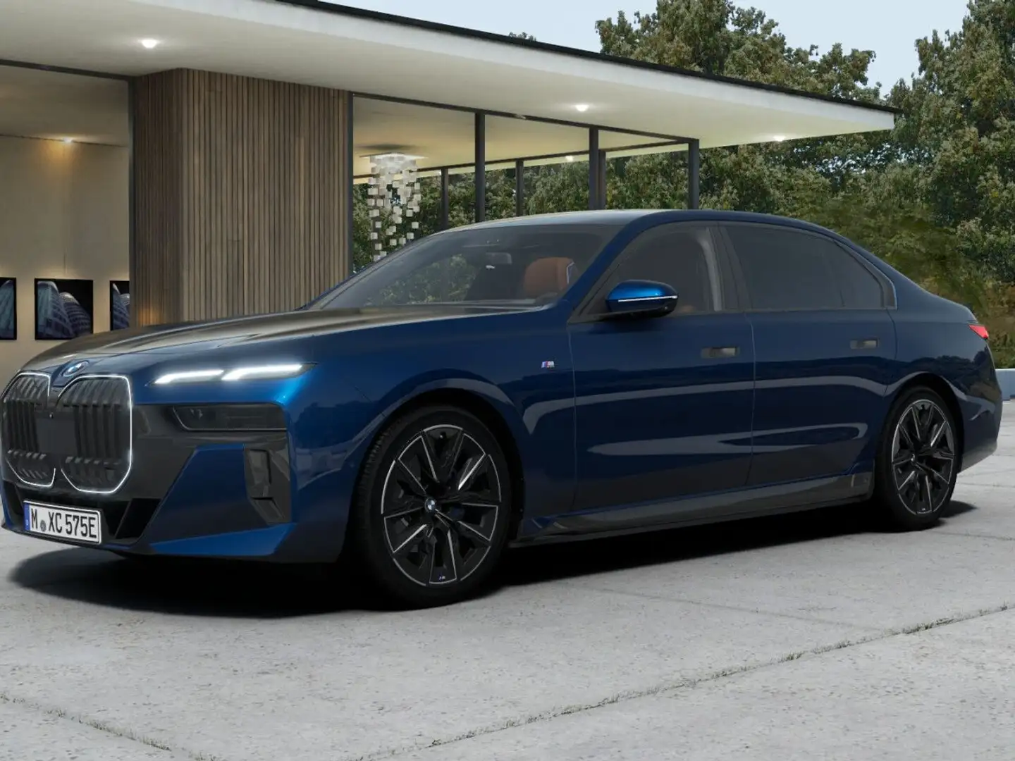 BMW i7 xDr60 M SPORT PRO AutoTür,FondEnt,ExecutiveL Azul - 1