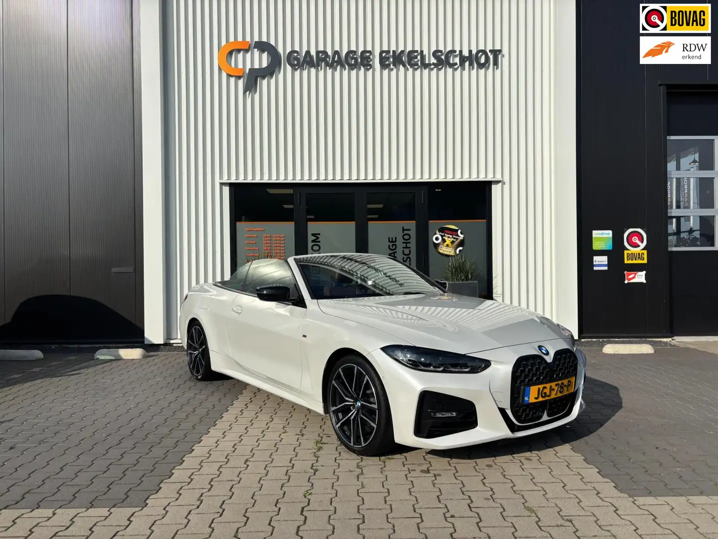 BMW 420 4-serie Cabrio 420i High Executive / M Sport / Lee Weiß - 1