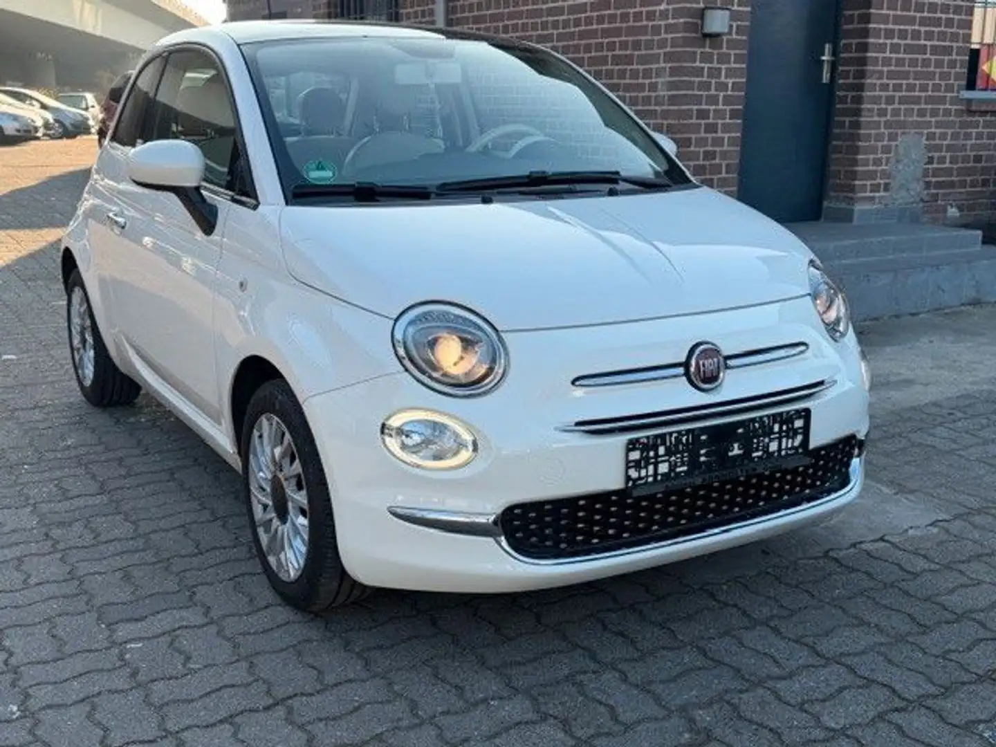 Fiat 500 Panorama Klima Parksensor Weiß - 1