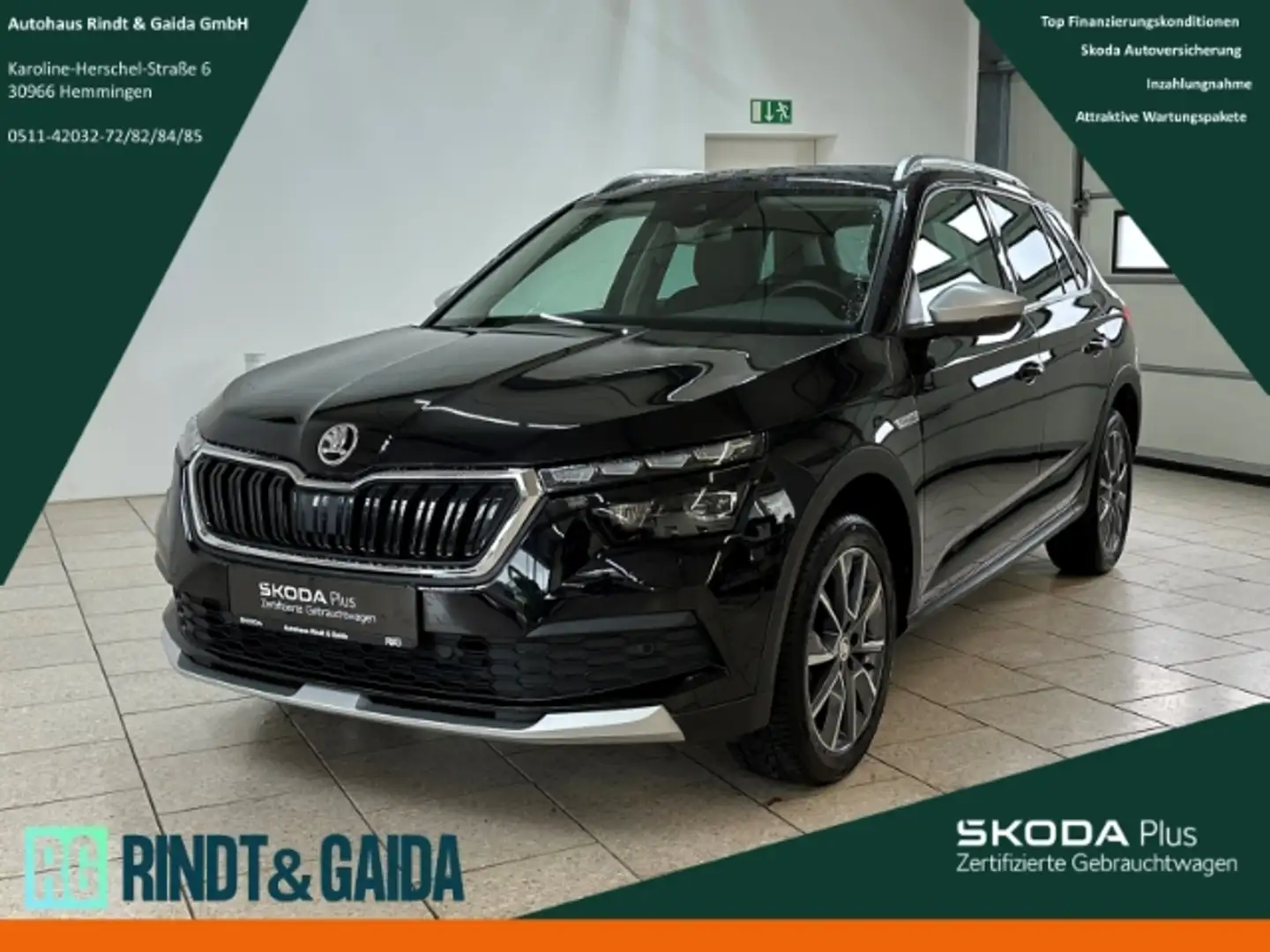 Skoda Kamiq 1.0 TSI ScoutLine Kamera Navi LED LaneAssist Schwarz - 1