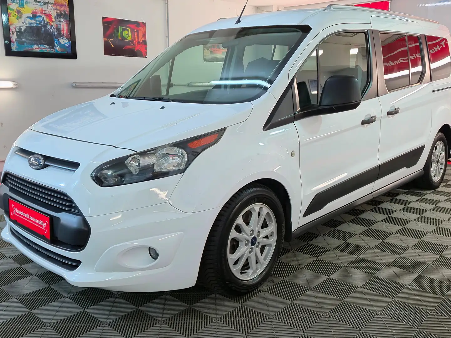 Ford Tourneo Connect 1.5TDCI Aut. 7-Sitze 1.Besitz Tempomat Start/Stop Weiß - 1