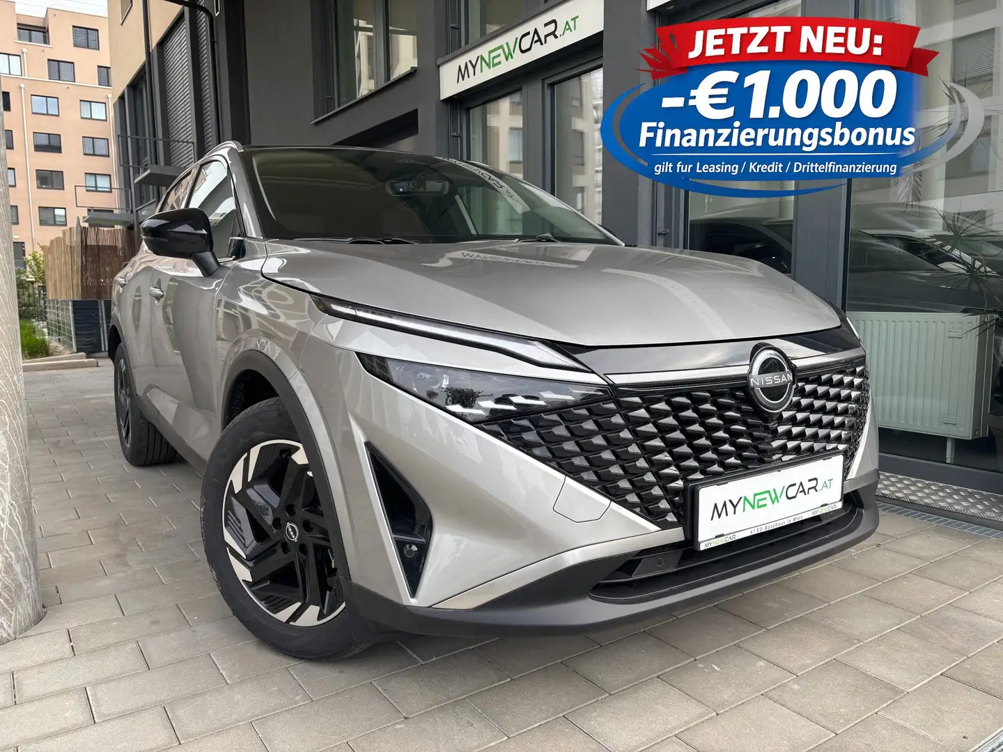 Nissan Qashqai N-Connecta 1,3 DIG-T MHEV Xtronic inkl. PANO *NEU* Silber - 1