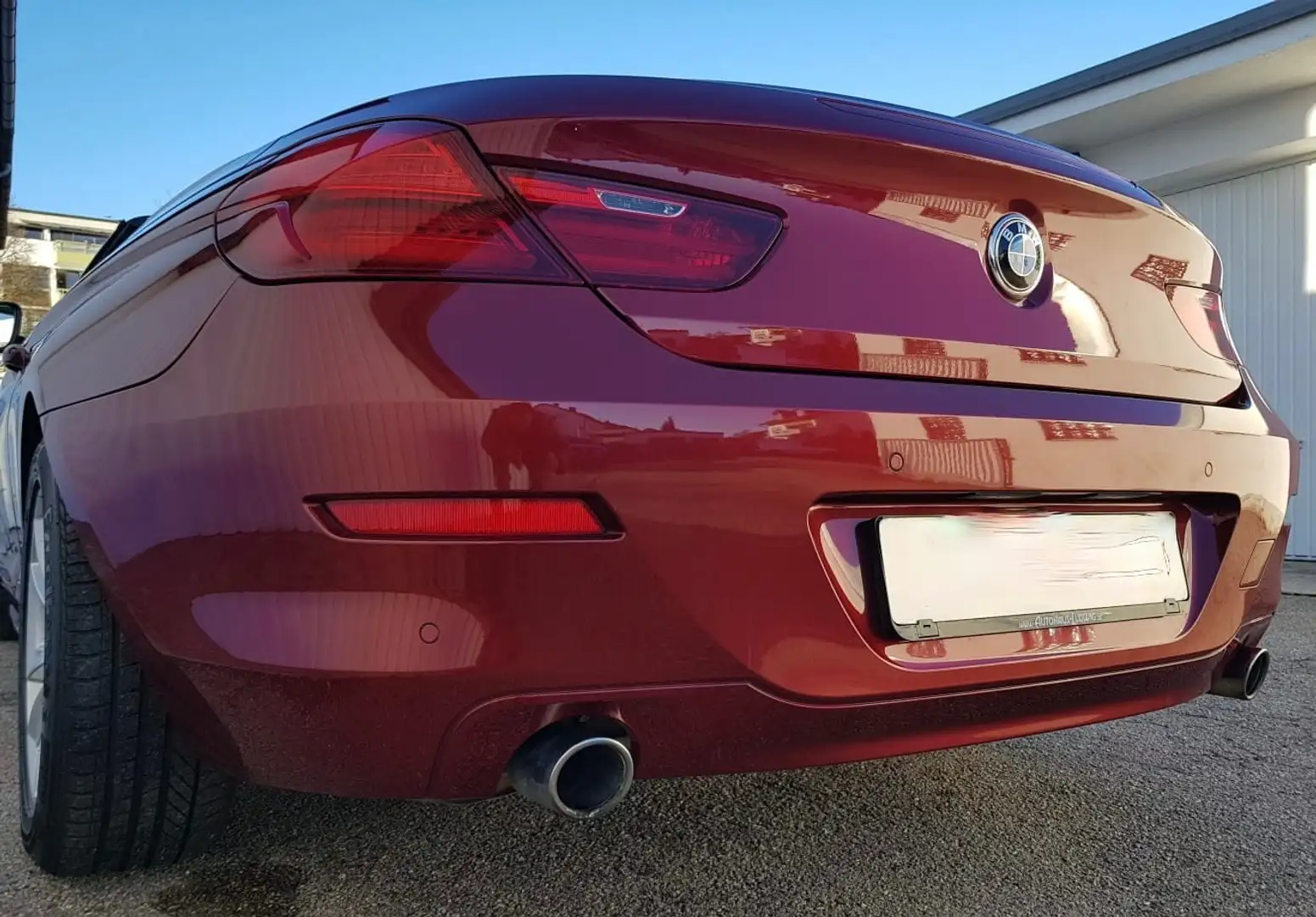 BMW 640 640d Cabrio xDrive Aut.Allrad Rojo - 2