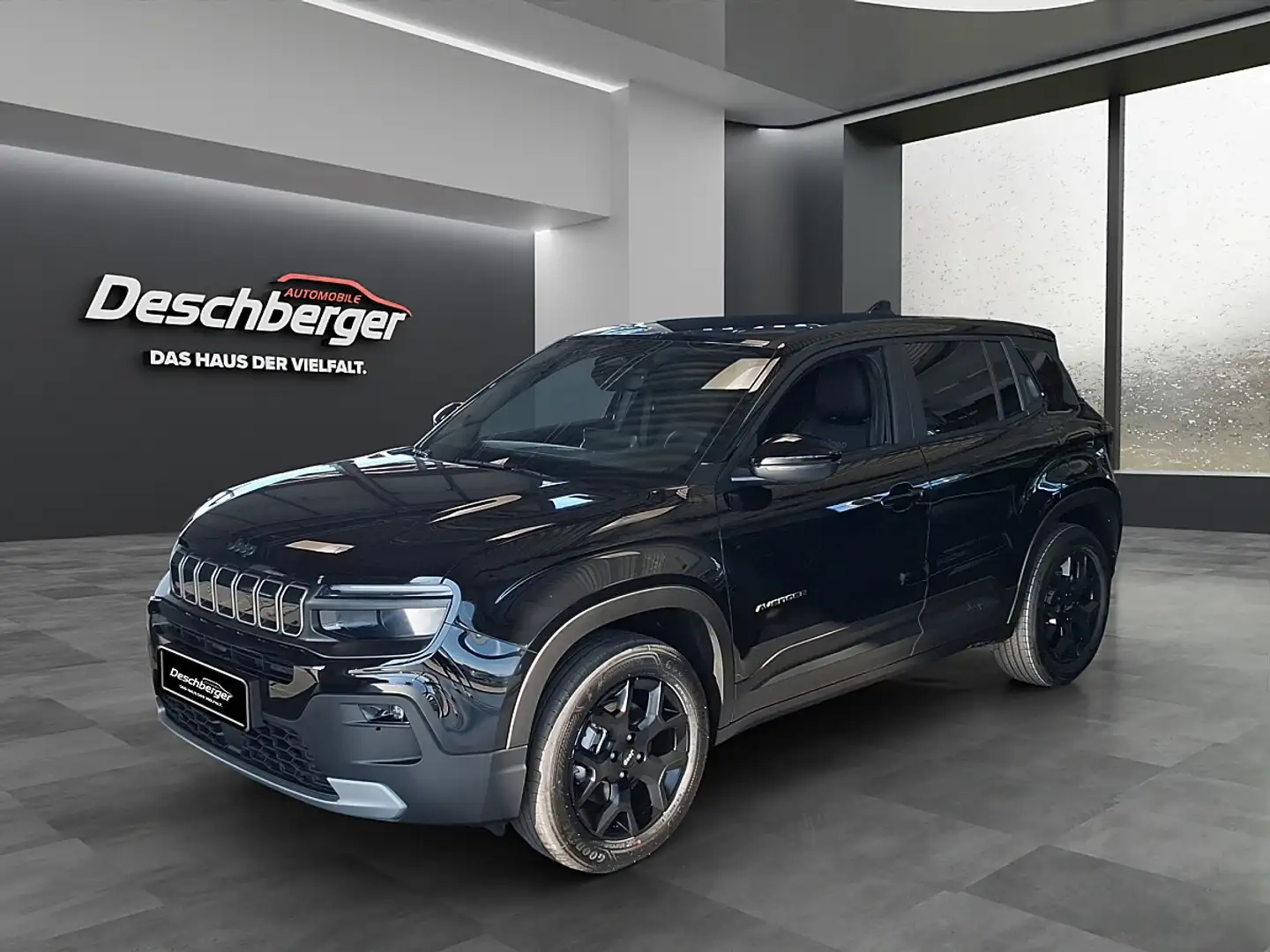 Jeep Avenger 1.2 e-Hybrid Black Edition e-DCT6 Schwarz - 1