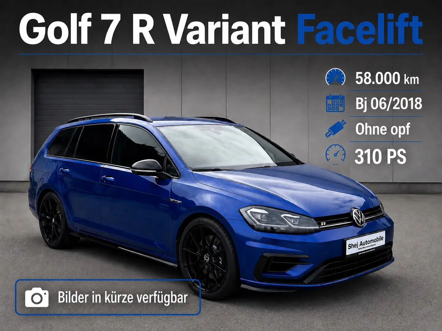 Volkswagen Golf Variant R BMT/Start-Stopp 4Motion Blau - 1