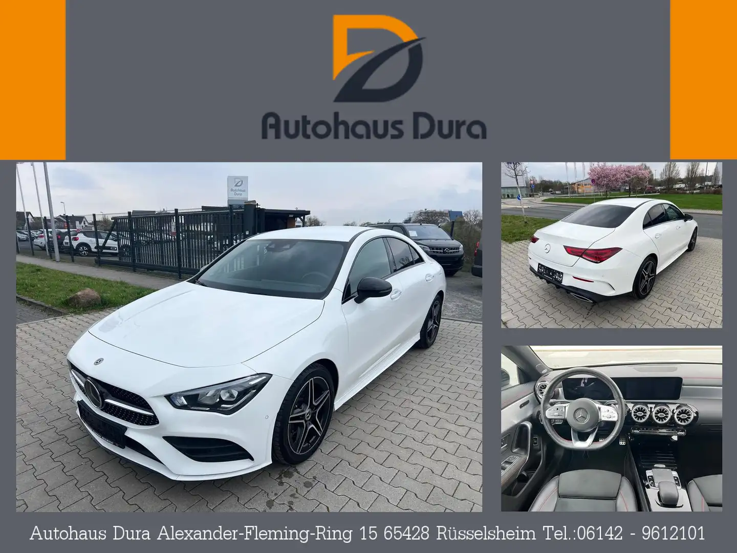 Mercedes-Benz CLA 220 AMG Line Aut. Navi+Led+Leder+Kamera+Shz Beyaz - 1