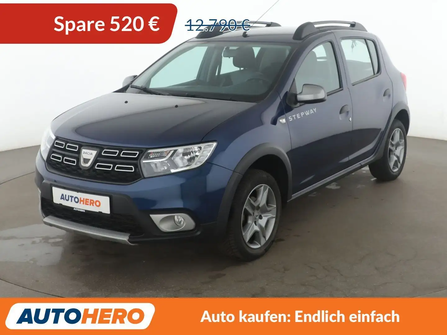 Dacia Sandero 0.9 TCe Stepway Prestige*NAVI*PDC*AHK*KLIMA* Blau - 1
