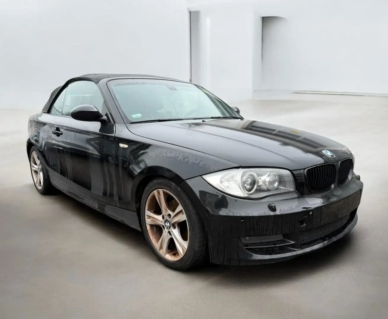 BMW 120 120i*Cabrio*Leder*Xenon*SHZ*H&K*Klima Schwarz - 1