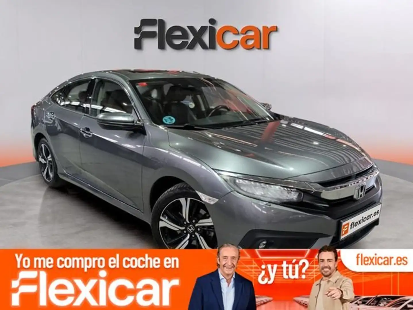 Honda Civic 1.6 i-DTEC Executive Gris - 1