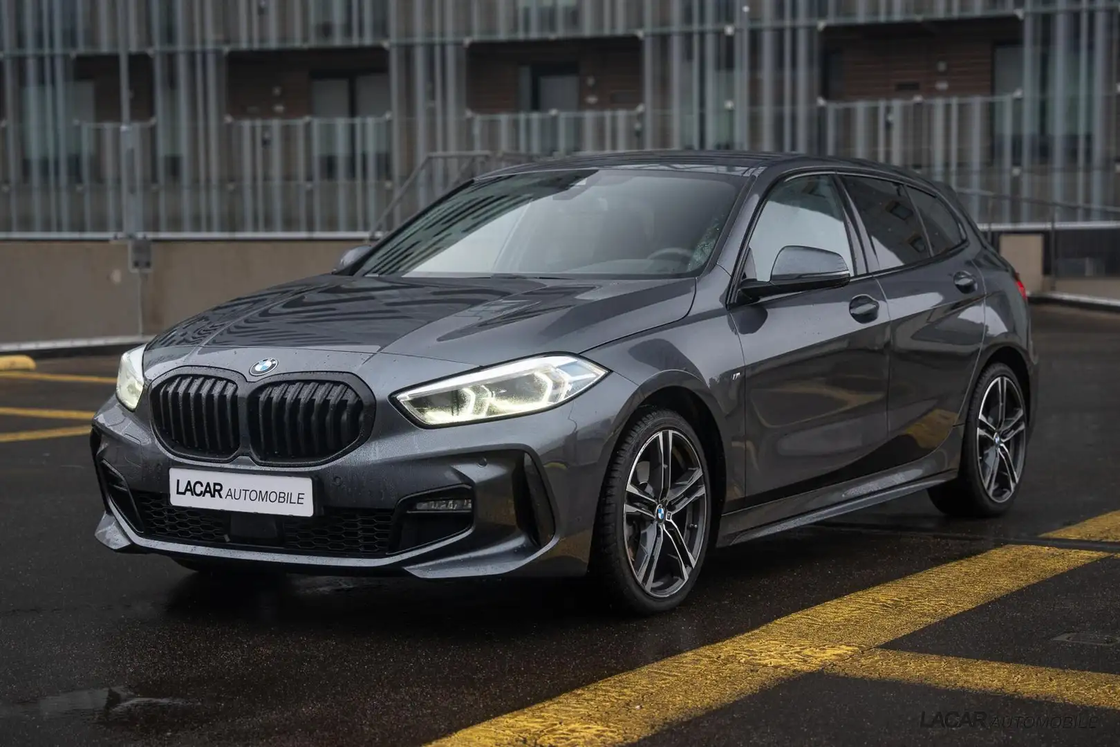 BMW 118 1-serie 118d High Executive I M Sport Gris - 2