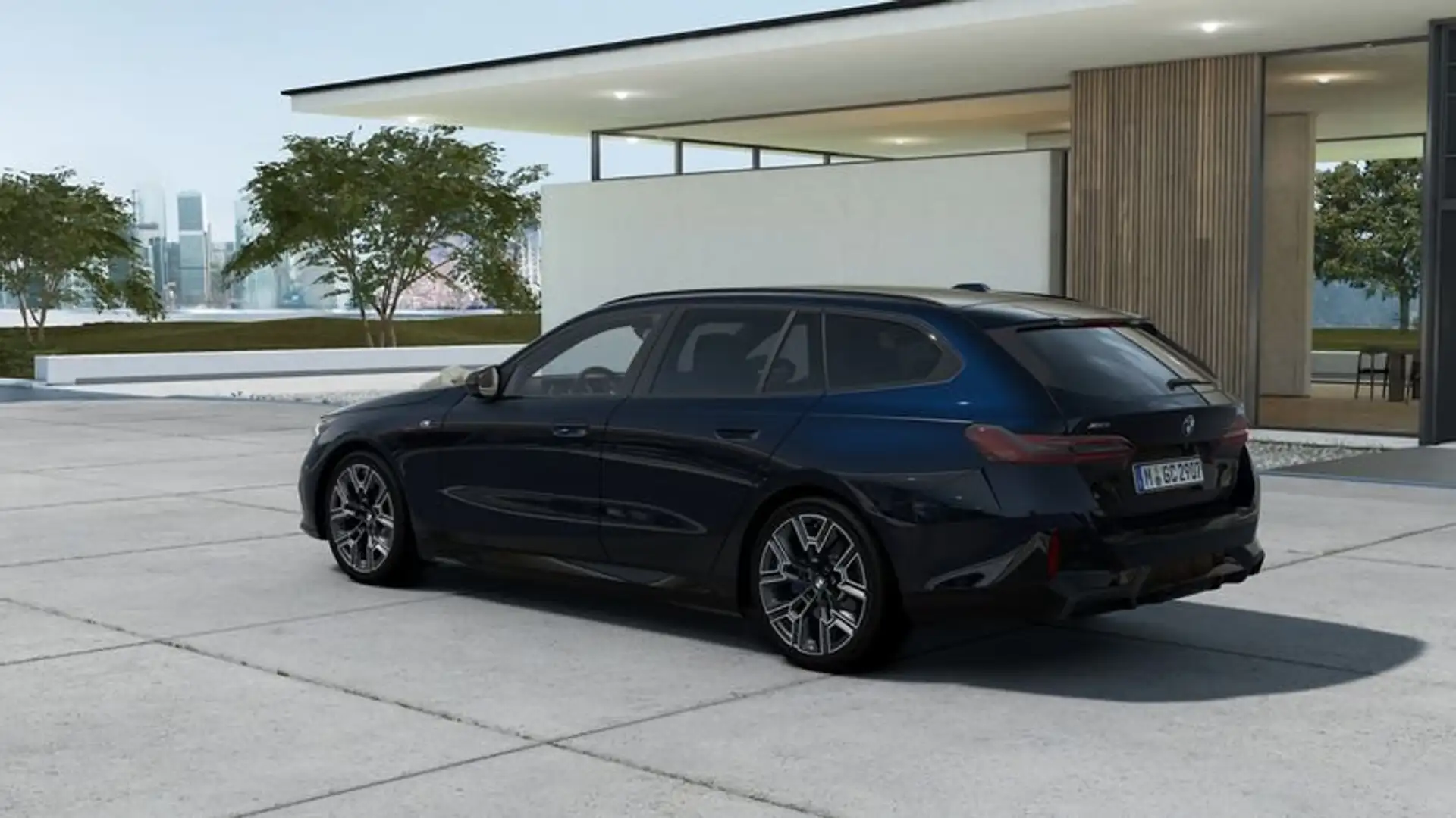 BMW 520 520d 48V xDrive Touring Msport Pro Blu/Azzurro - 2
