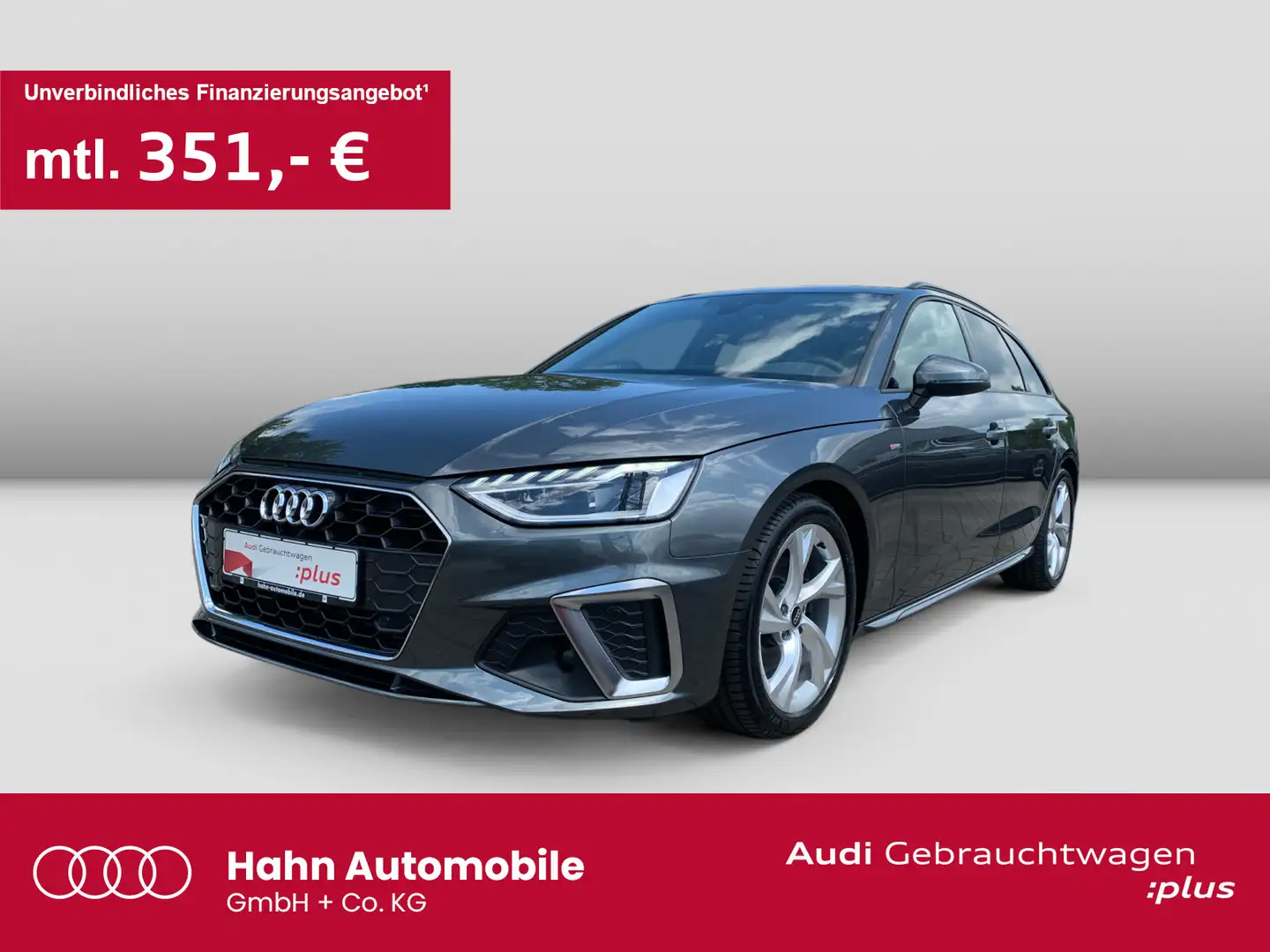 Audi A4 35 TFSI S tronic S line AHK LED Cam Grau - 1