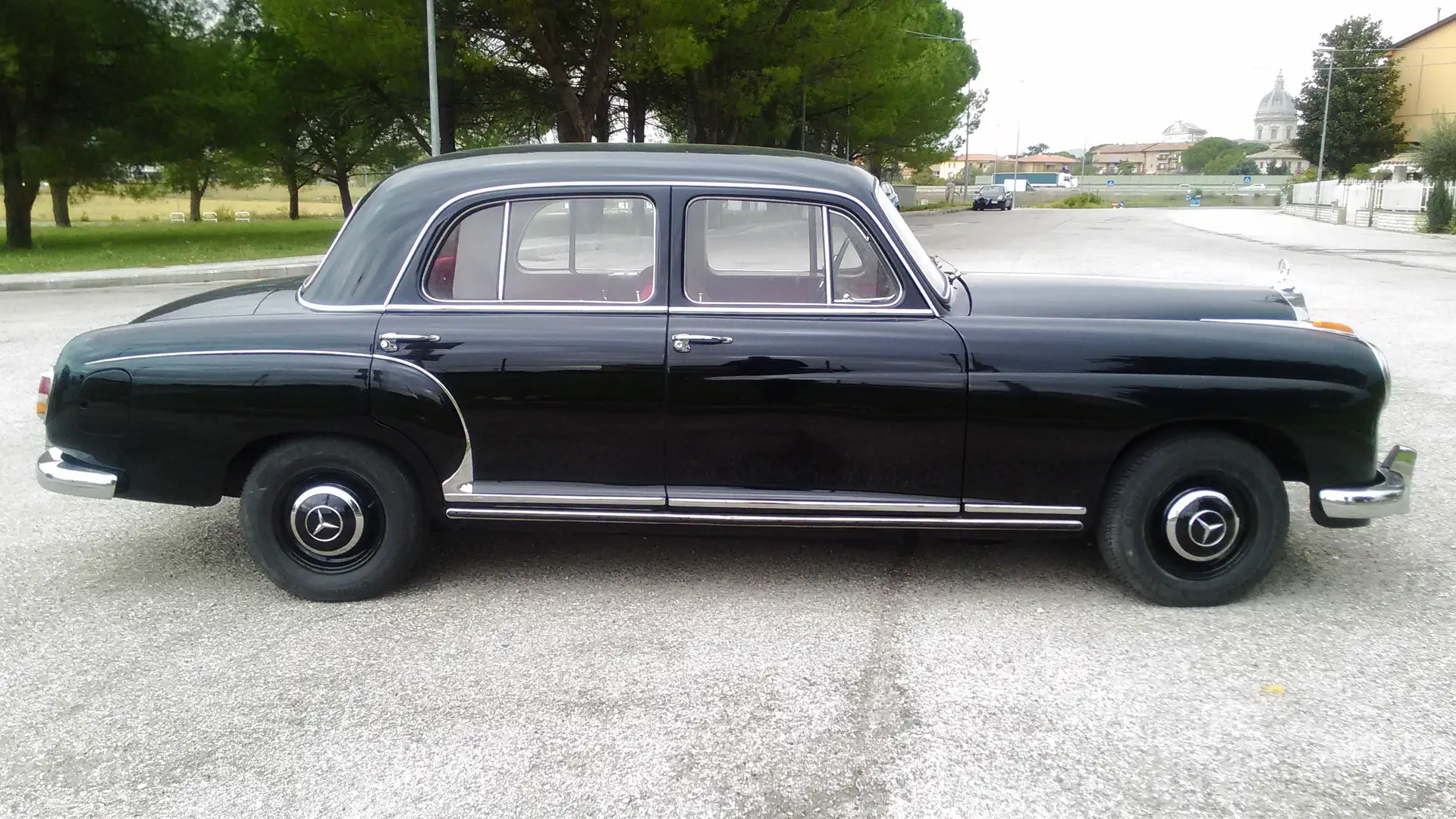 Mercedes-Benz 220 A Ponton 1955 eleggibile Mille Miglia. Negro - 2