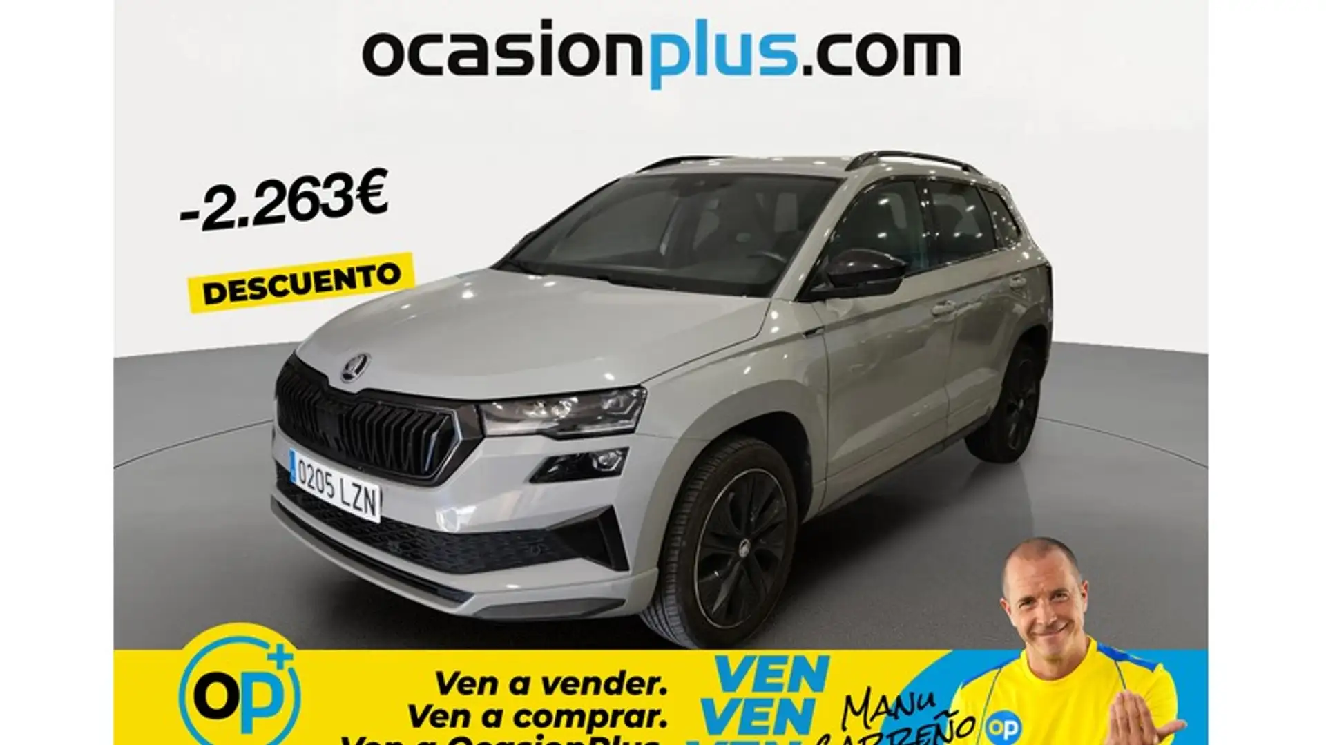 Skoda Karoq 1.5 TSI Sportline ACT DSG 110KW Gris - 1
