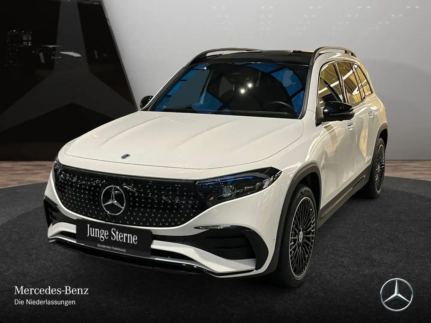 Mercedes-Benz EQB 250 AMG+NIGHT+PREMIUM+PANO+360+MEMORY+HUD+SPUR Weiß - 2