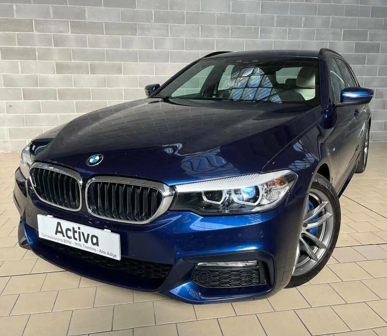 BMW 530 Serie 5 530d Touring xdrive Msport 249cv auto Bleu - 1