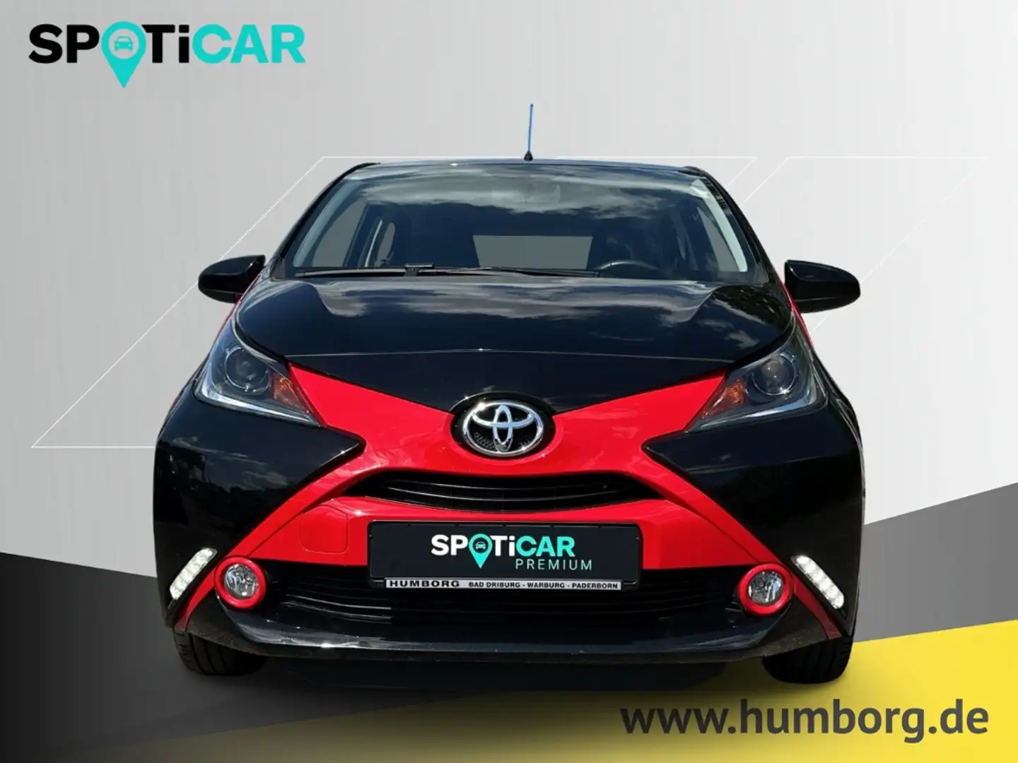 Toyota Aygo -Play Touch 1.0 x Klimaautom Rückfahrkam. Tel.-Vor Schwarz - 2