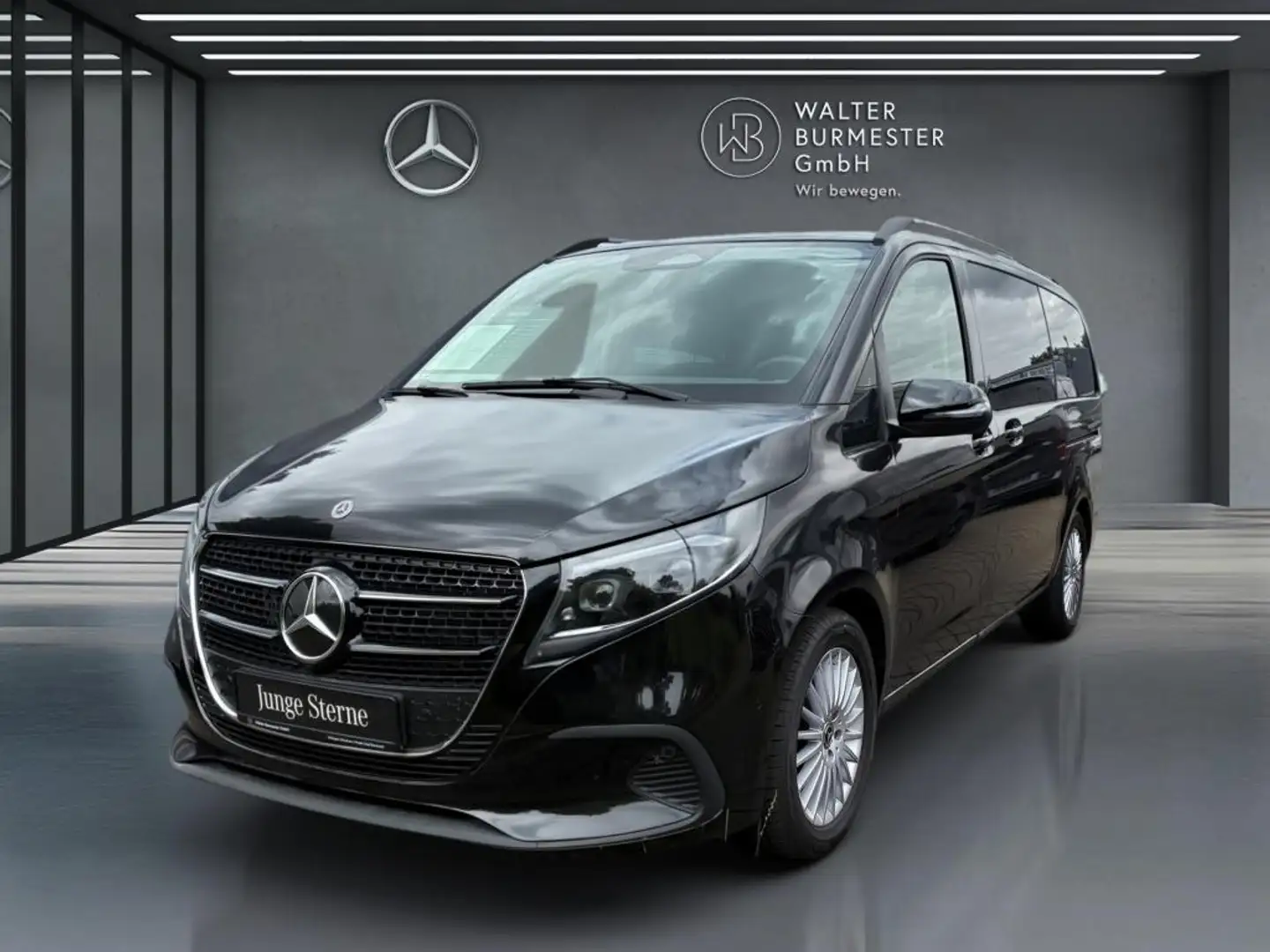 Mercedes-Benz V 250 d STYLE Lang +MBUX+KAMERA+NAVI+AHK+AUT+DAB Black - 1
