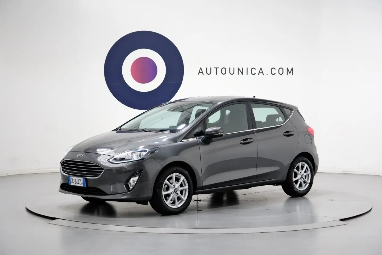 Ford Fiesta 1.0 ECOBOOST HYBRID TITANIUM 125CV 5 PORTE Grigio - 1