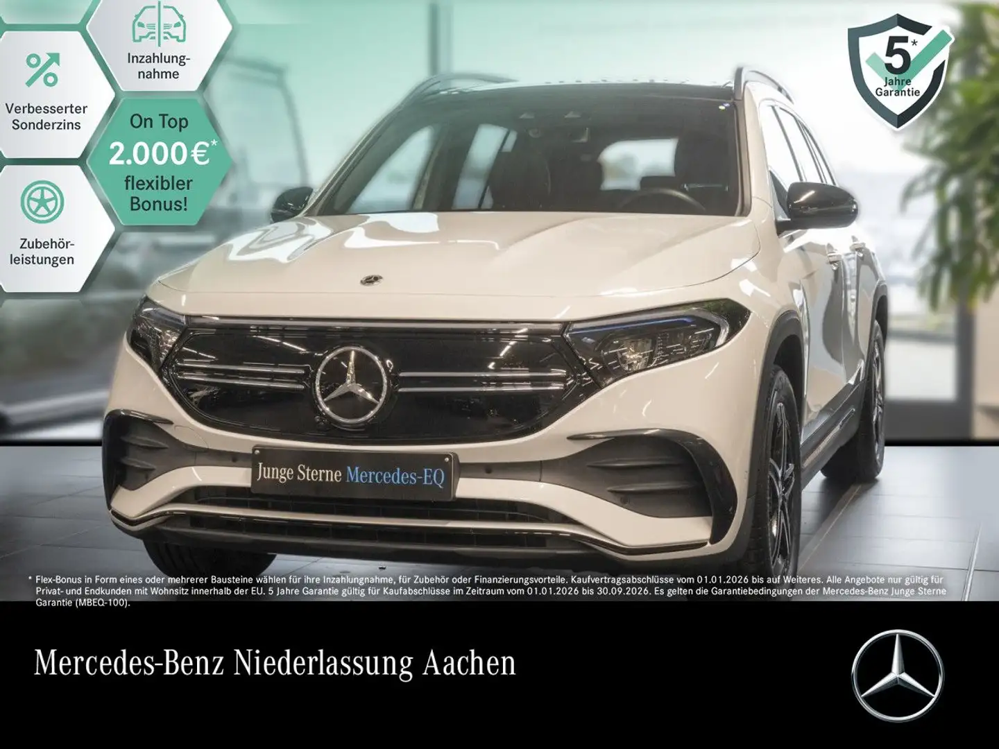Mercedes-Benz EQB 250 AMG+NIGHT+PLUS-PAKET+PANO+KAMERA+HUD Weiß - 1