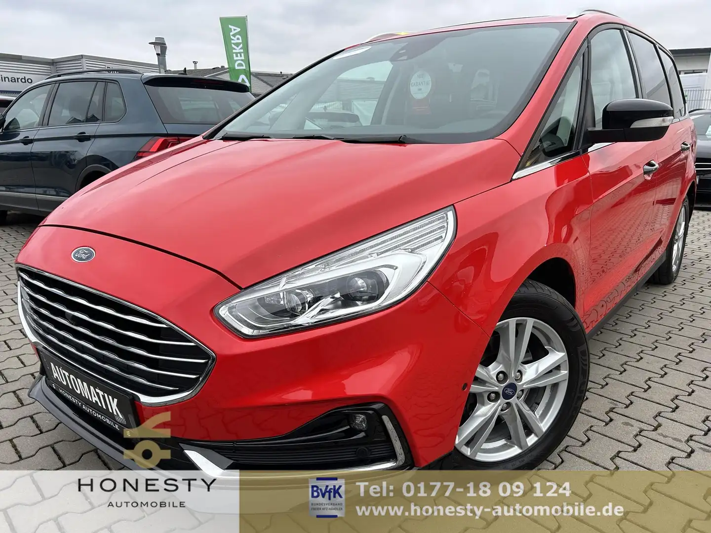 Ford Galaxy 2.0 EcoBlue Titanium Start/Stopp (EURO 6d-T*7 S... Rouge - 1