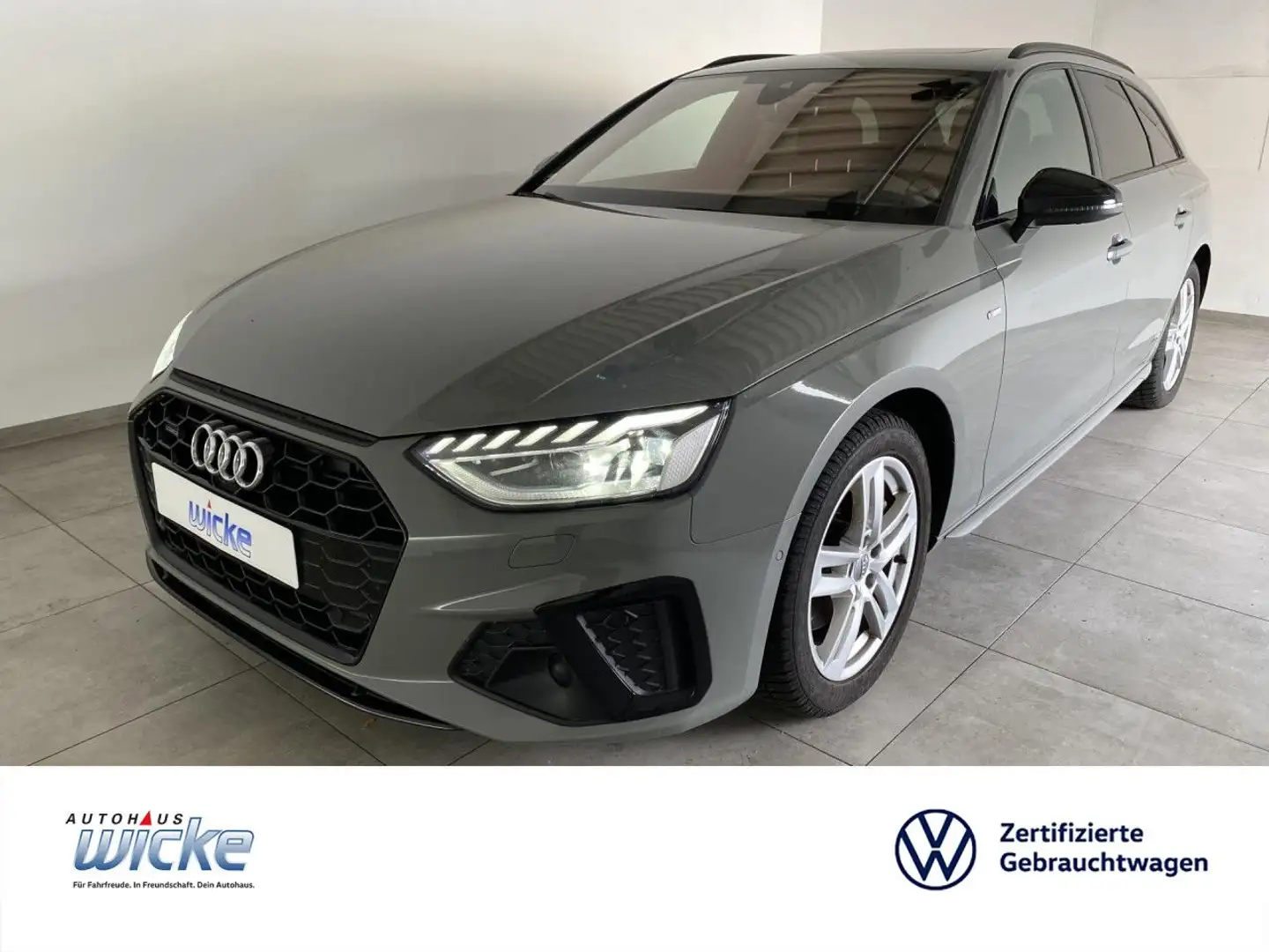 Audi A4 Avant 40 TDI quattro S tronic S line NAVI KLIMA Grau - 1