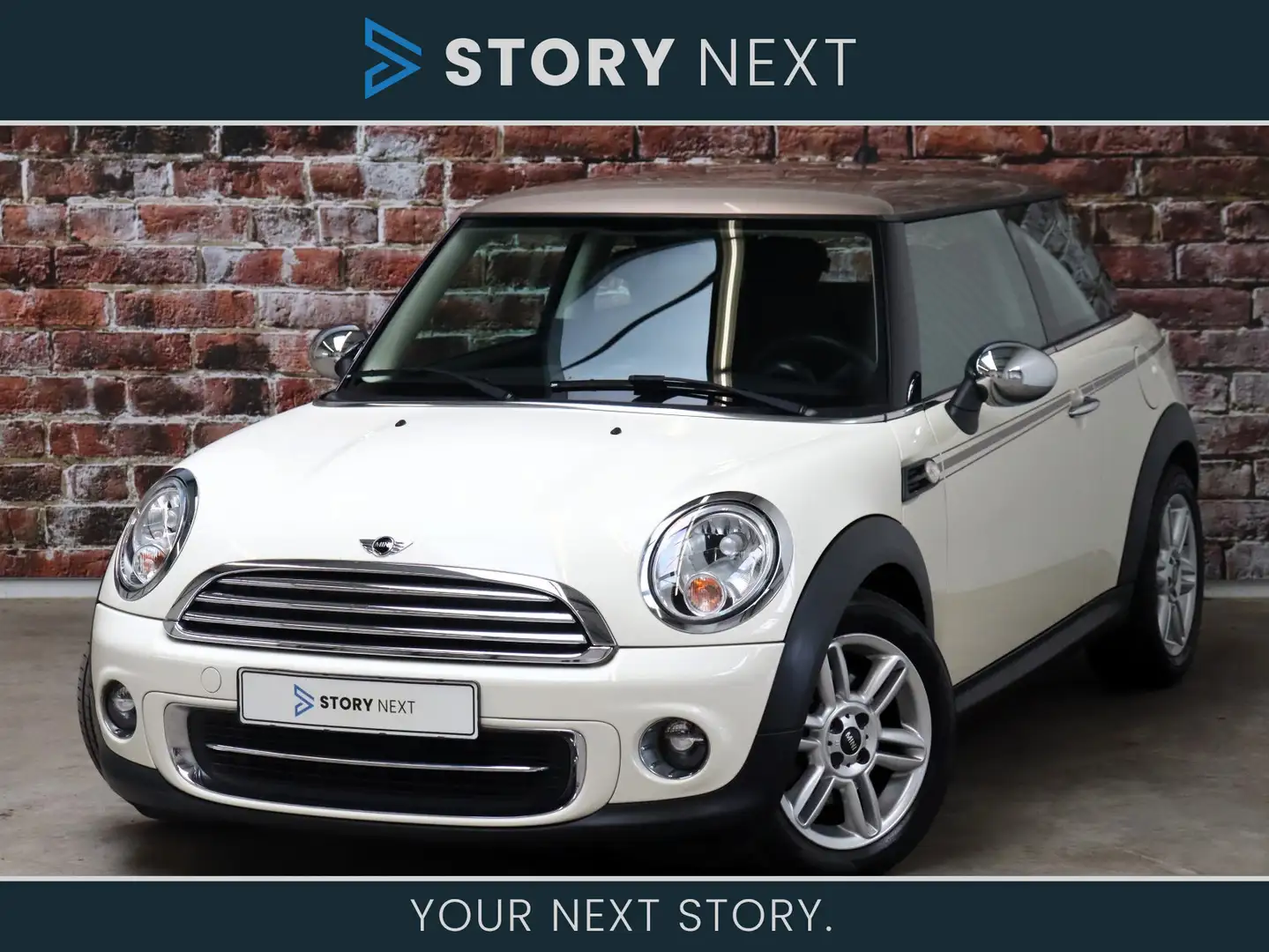 MINI Cooper Hatchback Hyde Park Automaat / Navigatie / Aircond Blanc - 1