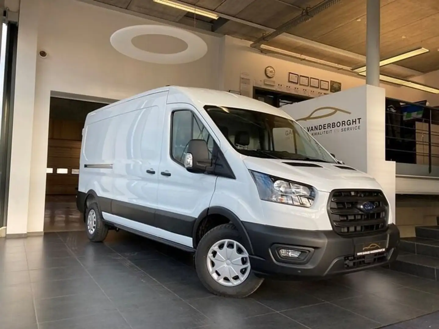 Ford Transit 2T 350L TREND L3H2 NIEUW OKM 27900+BTW Blanc - 1