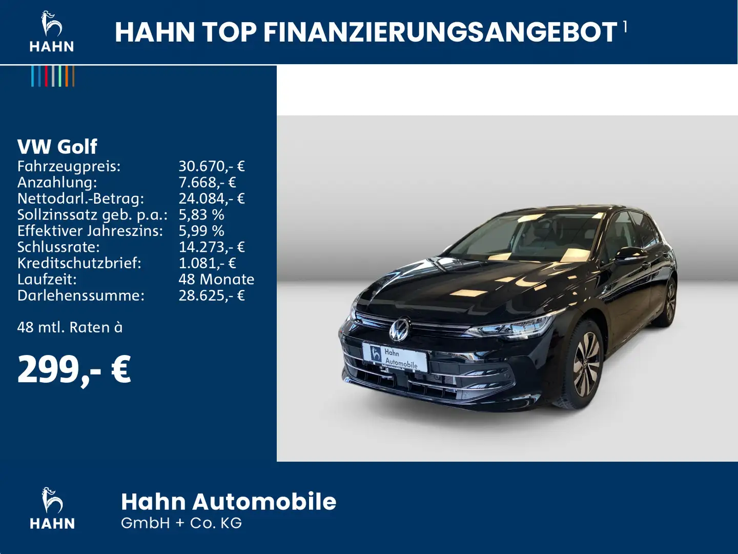 Volkswagen Golf GOAL 1,5e TSI DSG Kamera  Allwetter Lightas Noir - 2