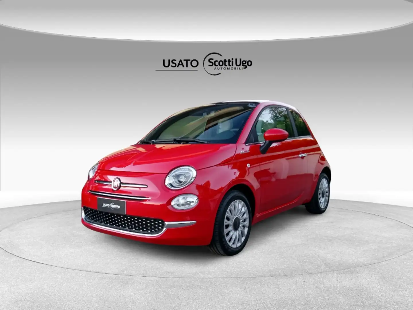 Fiat 500 1.0 FireFly Hybrid Dolcevita Rosso - 1