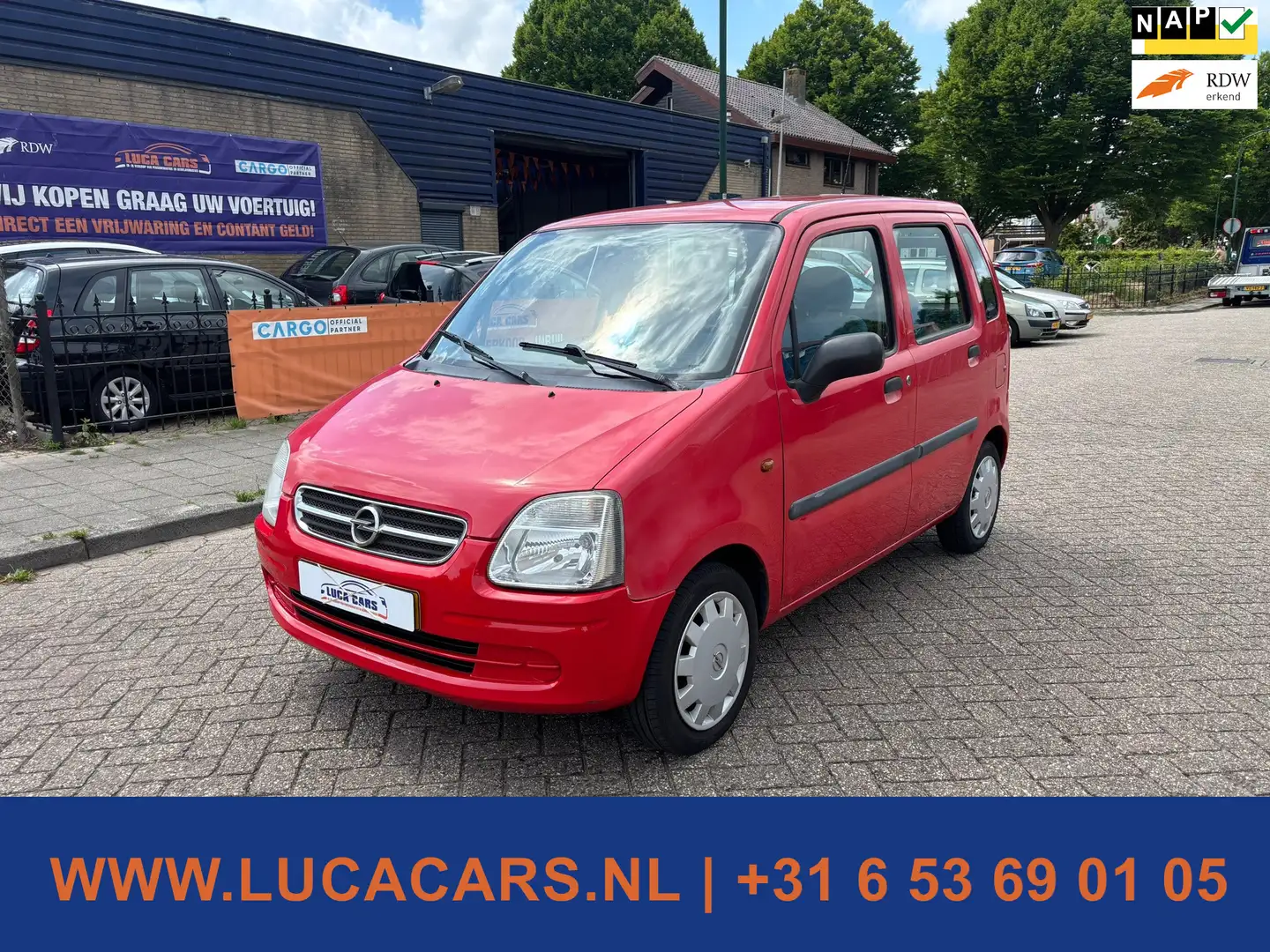 Opel Agila 1.0-12V Comfort Rojo - 1
