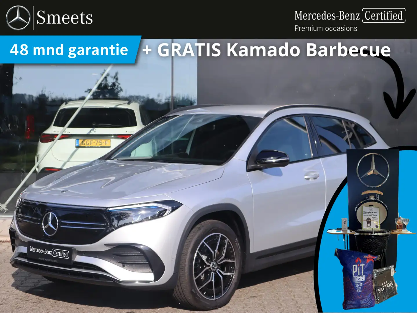 Mercedes-Benz EQA 250 250+ Business Edition AMG line | Trekhaak | Naviga Grijs - 1