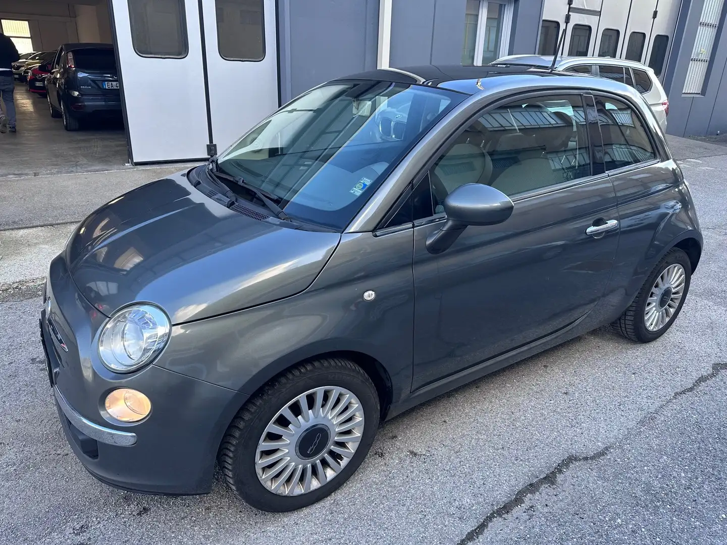 Fiat 500 500 III 1.2 Loun 69cv E6*CLIMA*NEOPATENTATI*CERCHI Gris - 1