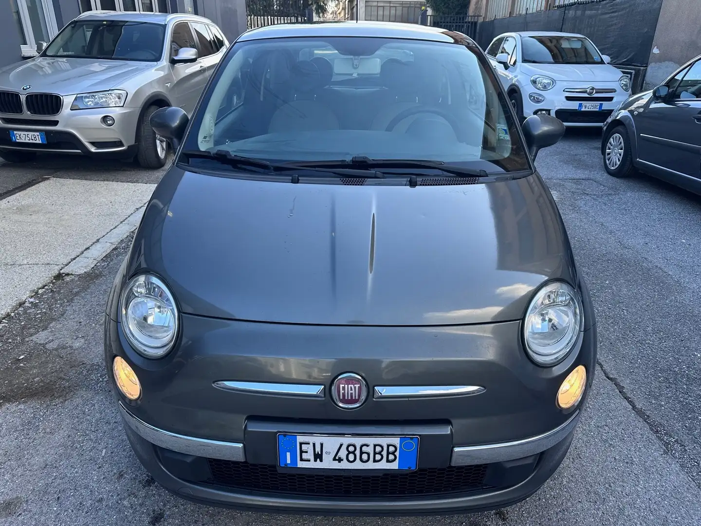 Fiat 500 500 III 1.2 Loun 69cv E6*CLIMA*NEOPATENTATI*CERCHI Gris - 2