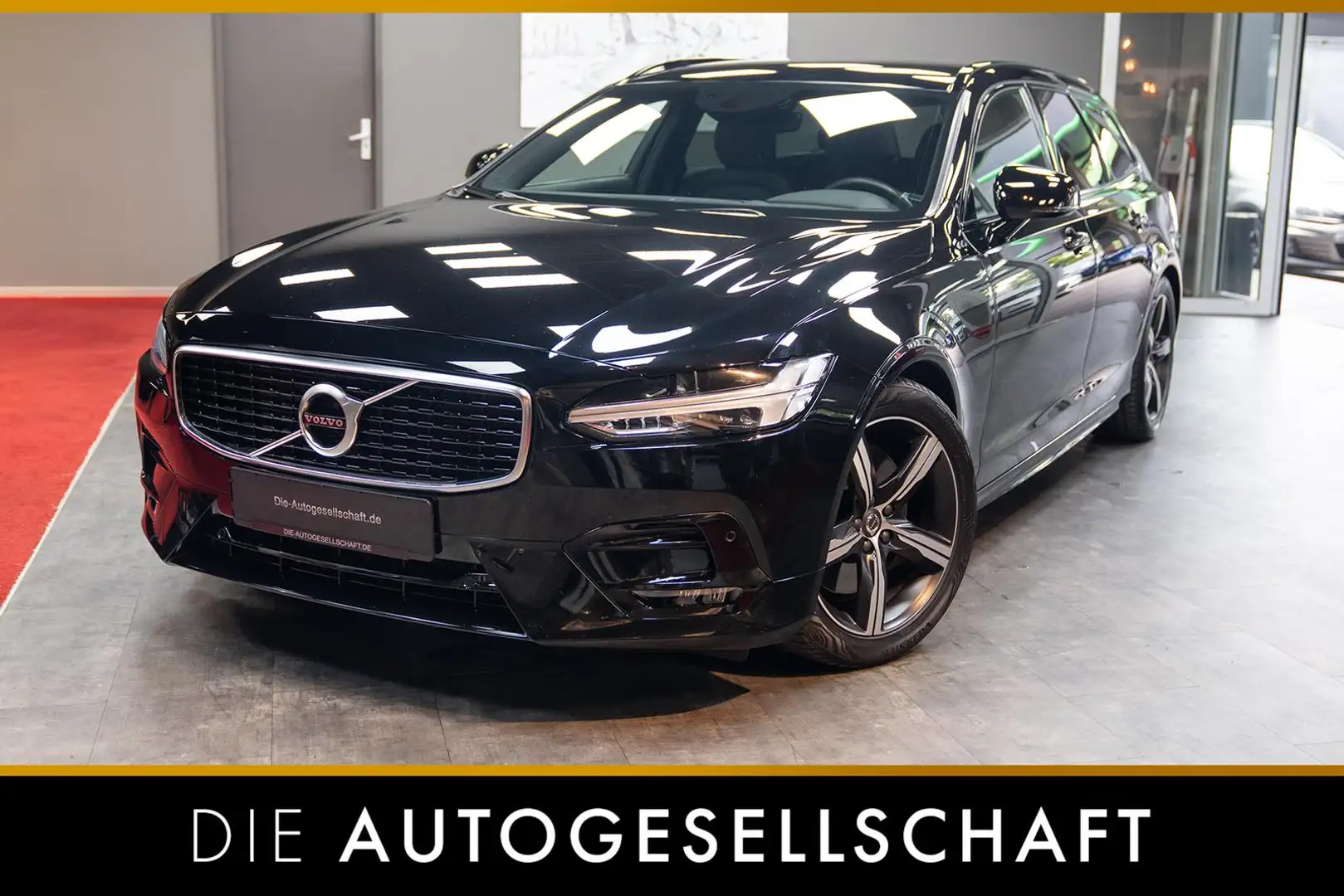 Volvo V90 R Design 2.0 T*LED*NAVI*LEDER*MEMORY*2.HD* Schwarz - 1