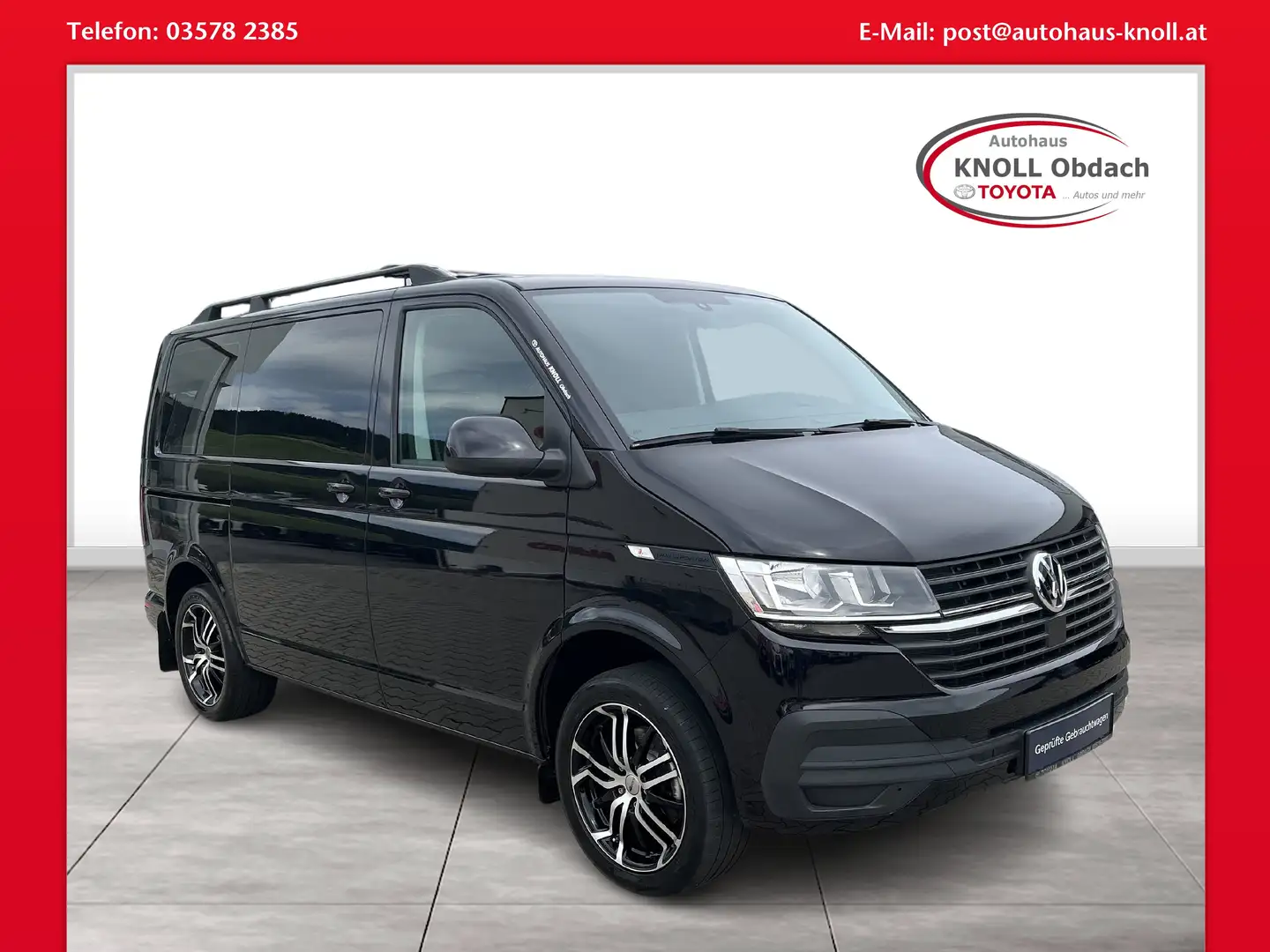 Volkswagen T6 Kombi FWD Doppelkabine Schwarz - 1