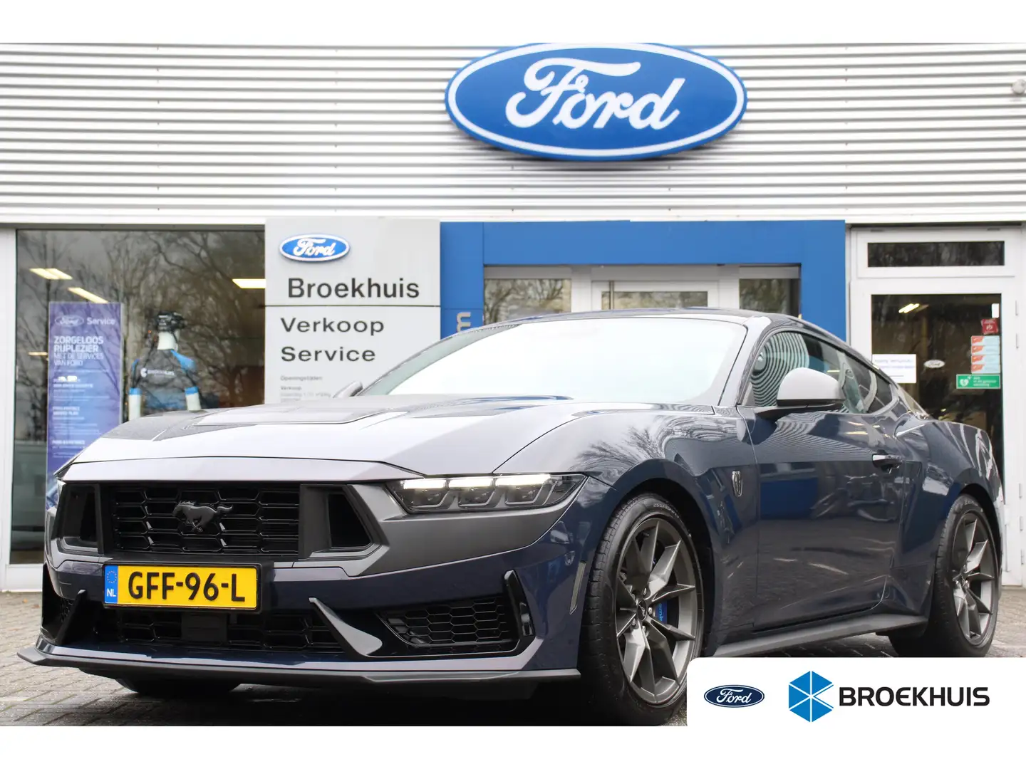 Ford Mustang Fastback 5.0 V8 DARK HORSE | NL-AUTO! | 1 EIGENAAR Bleu - 1