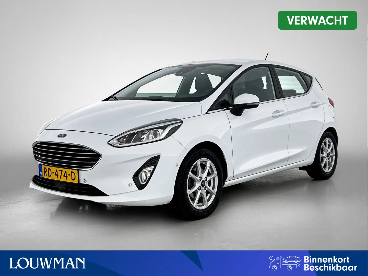 Ford Fiesta 1.0 EcoBoost Titanium Automaat | Climate control | Wit - 1