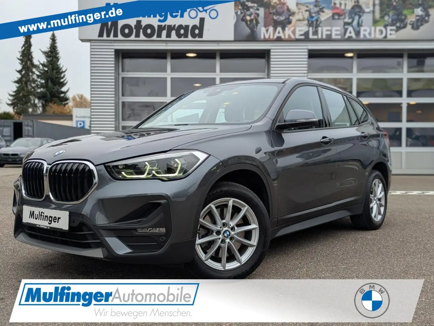 BMW X1 xDrive20d Bluetooth Navi LED Klima PDC Grau - 1